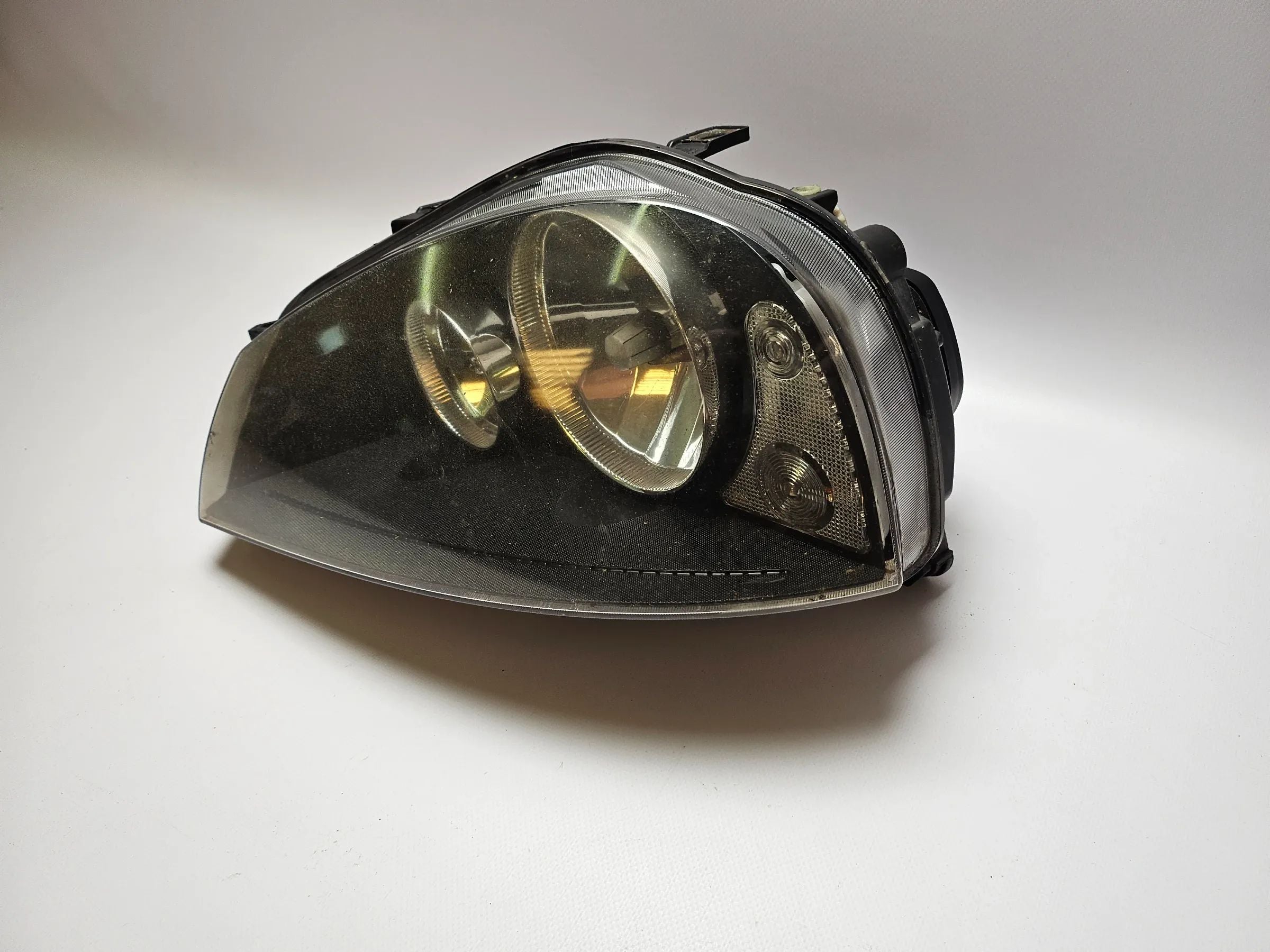 Faro Anteriore Sinistro Originale Seat Arosa 6HS Facelift Alogeno con Regolazione Elettrica LWR Valeo