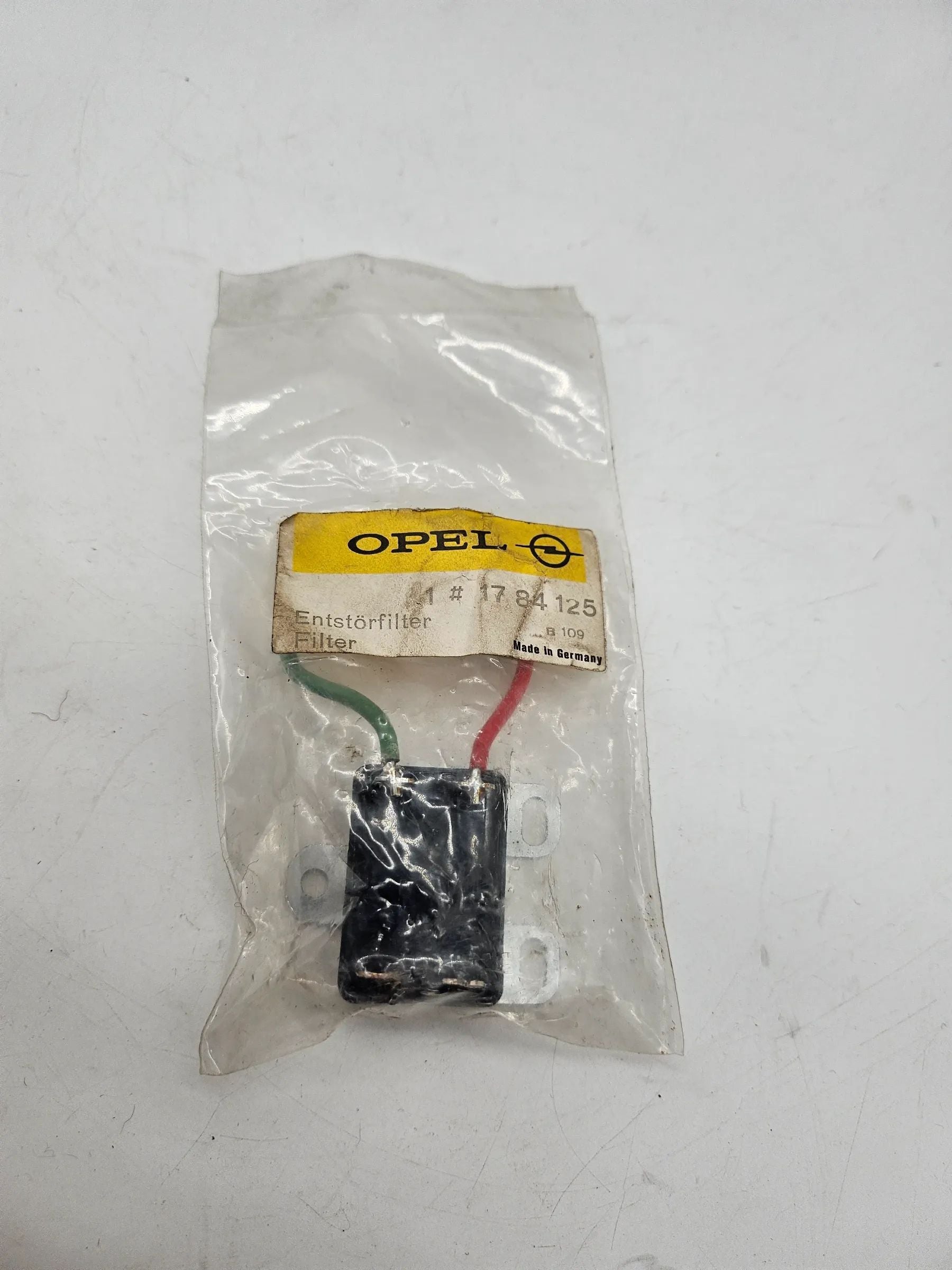 Оригинальный опель гаситель помех мотор стеклоочистителя 1784125 NOS для Аскона и Манта А ОРИГИНАЛ НОВЫЙ