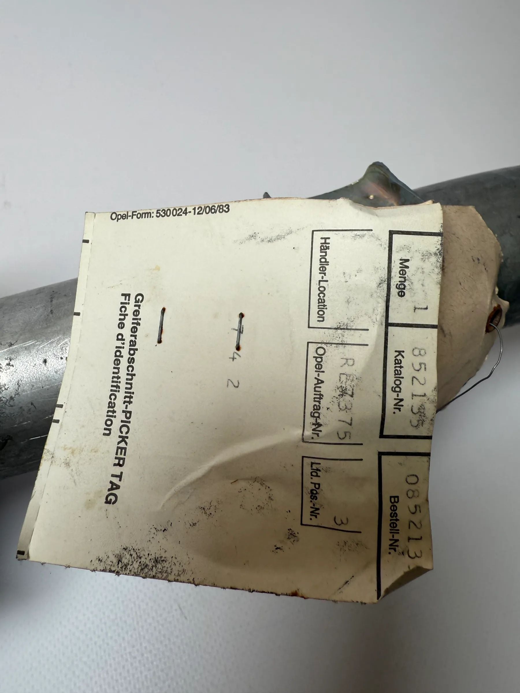 Oryginalny tłumik końcowy Opel Commodore A Auspuff 8947044 78 746