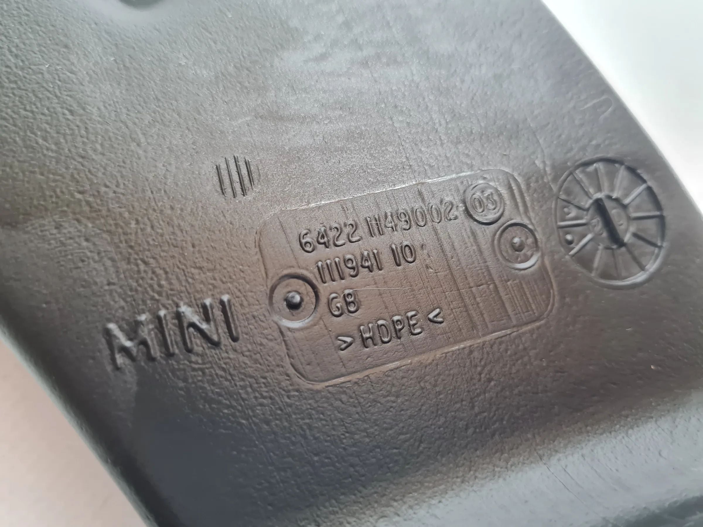 Mini One (R50/R53) Heizkanal Luftkanal Klima 64.22-1149002 (Original)