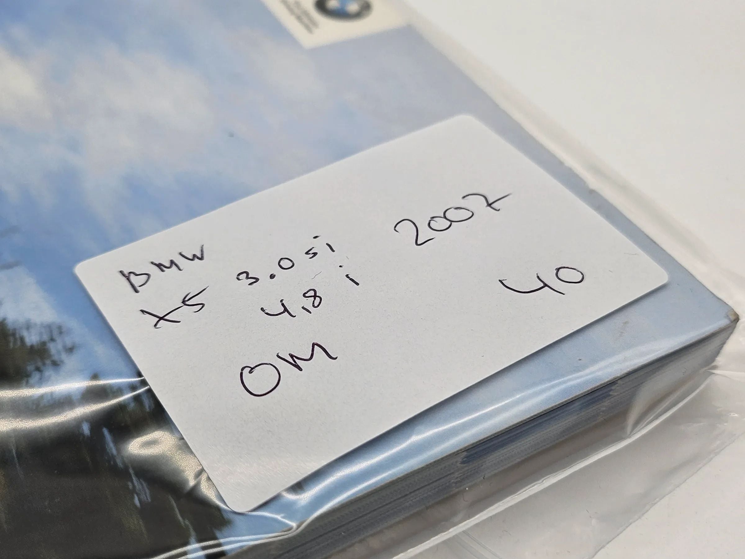 Original BMW X5 E70 3.0si 4.4i Betriebsanleitung 2007 englisch 01410014248 ue