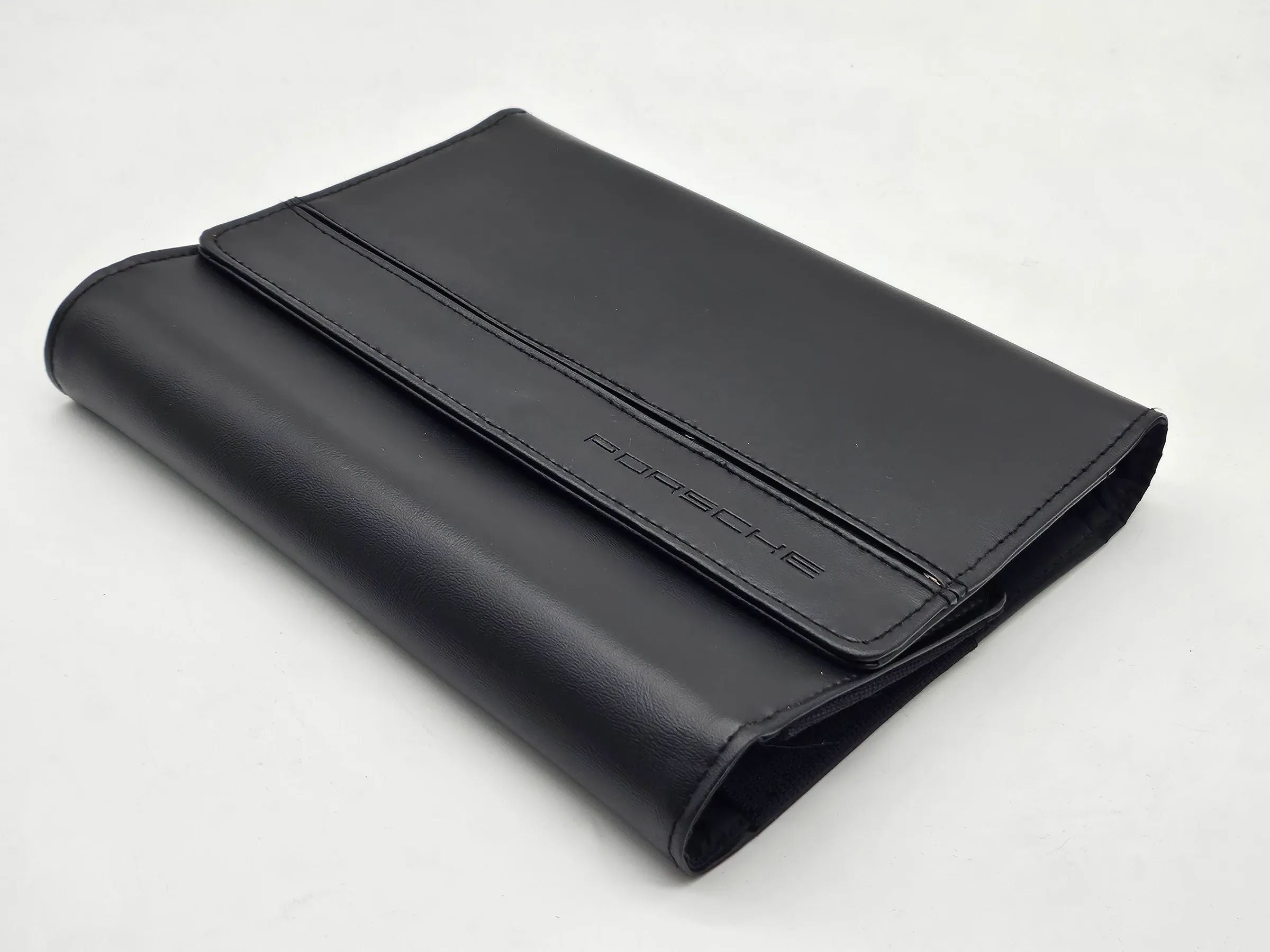 保时捷 Panamera 970 2016 原厂黑色皮革行车手册夹