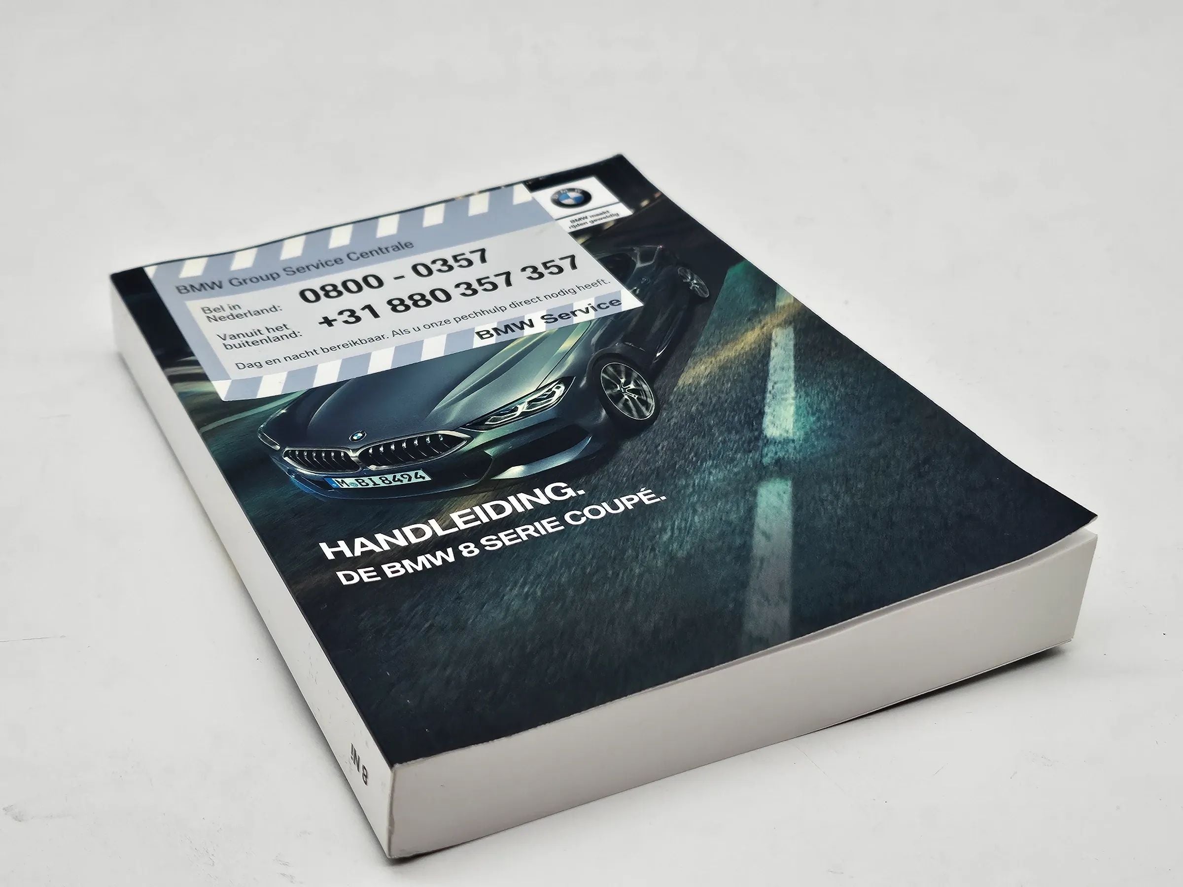 BMW 8er G15 COUPE Betriebsanleitung 2019 Bedienungsanleitung niederländisch