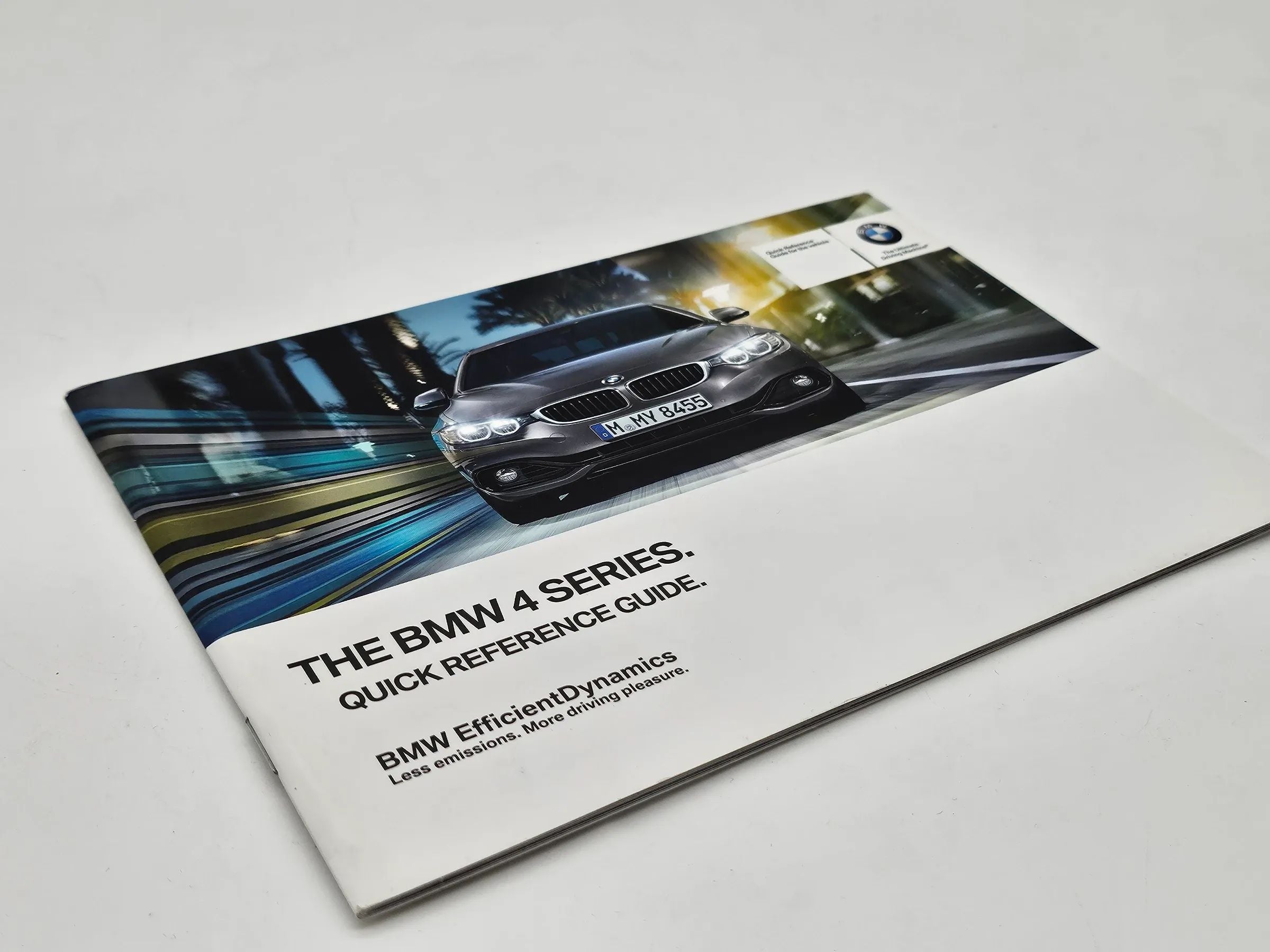 BMW 4er CABRIO F33 Schnell Betriebsanleitung 2015 Bedienungsanleitung englisch