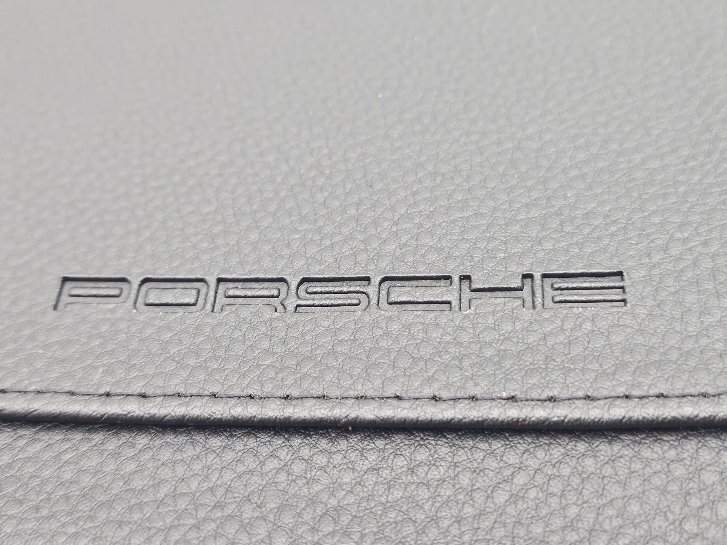 Original Porsche Cayenne 9Y Bordmappe Leder schwarz 2019