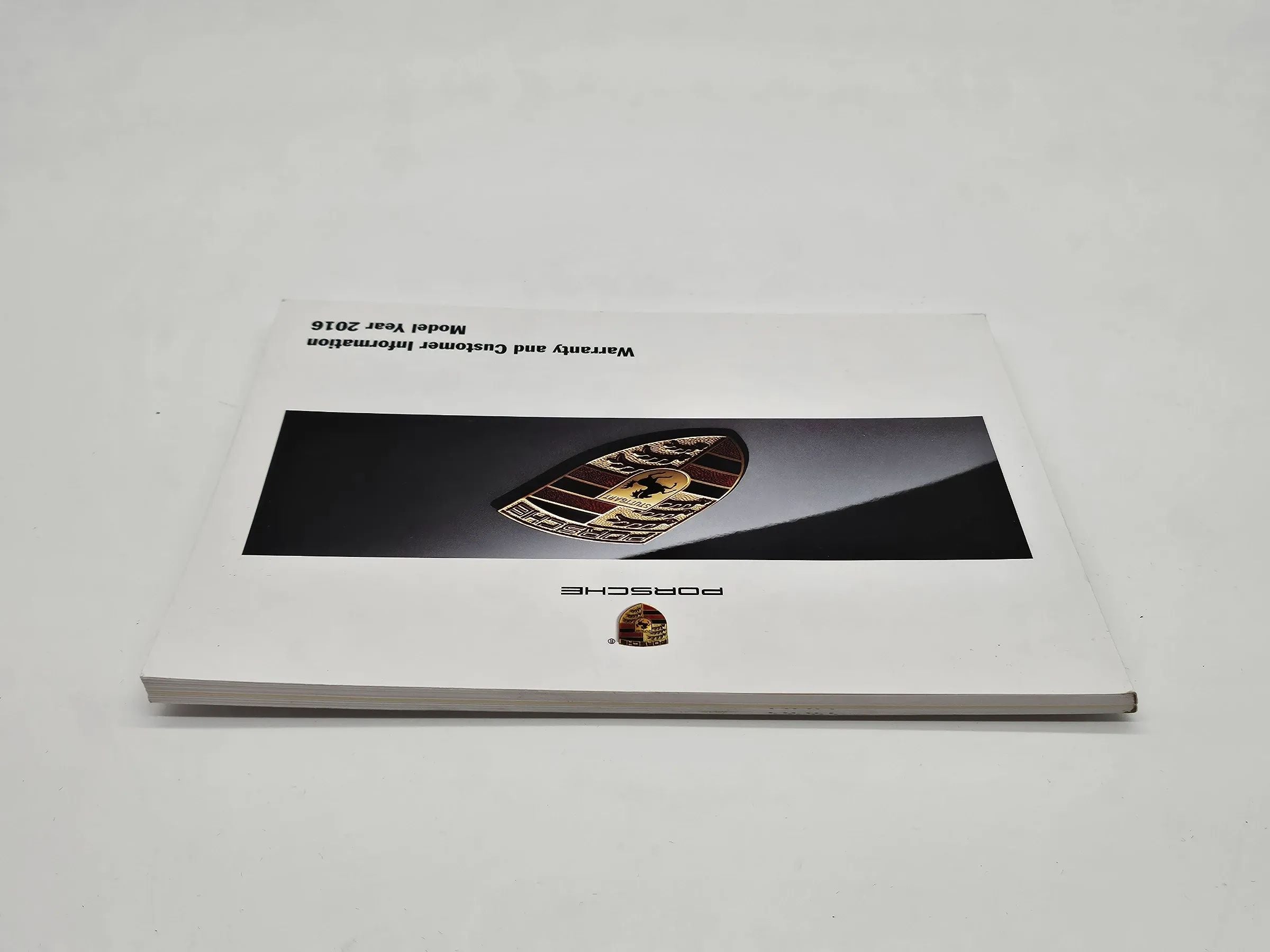 Original Porsche Panamera 2016 Warranty and Customer Information  englisch
