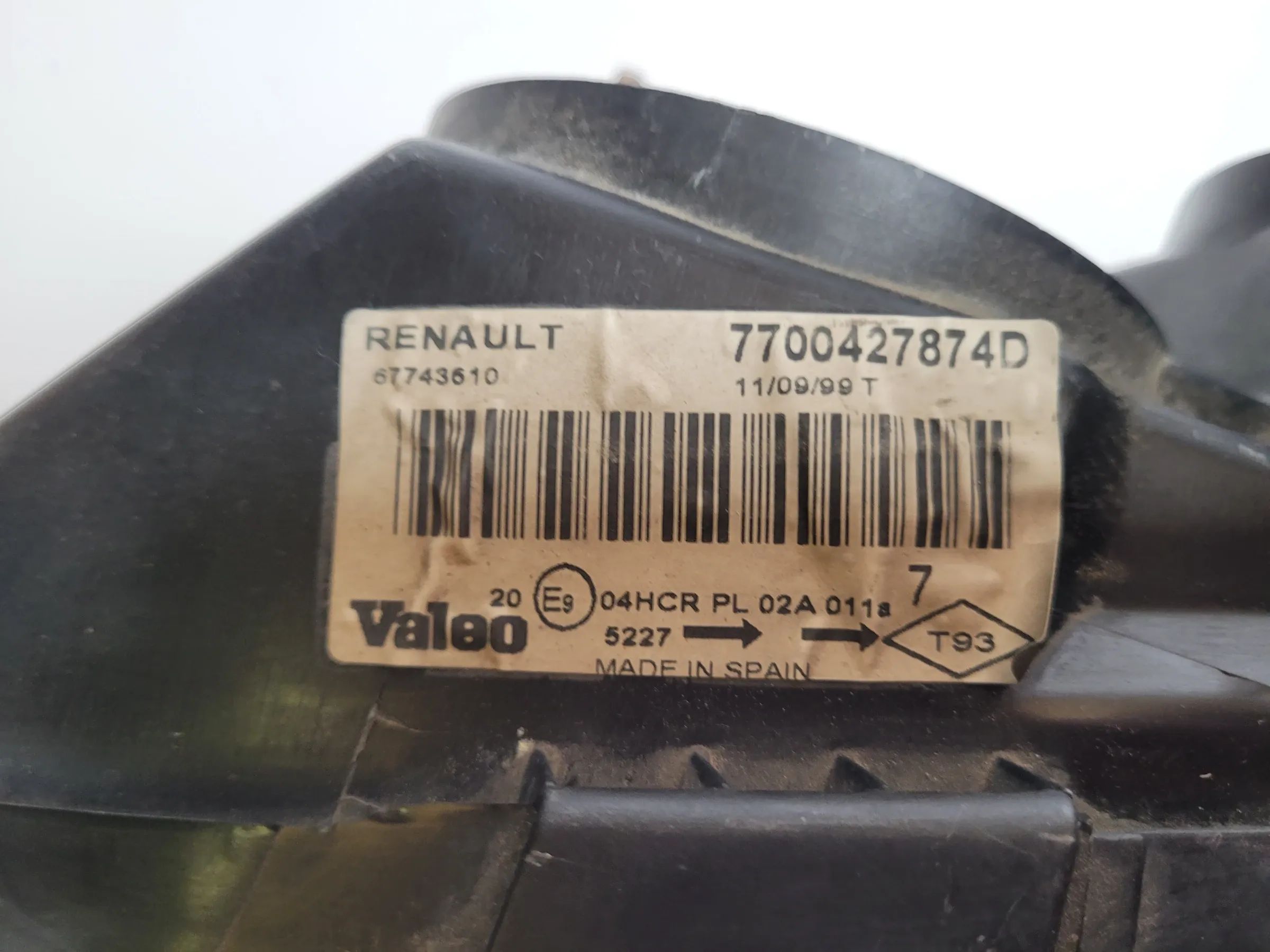Original Renault Megane Grandtour Scheinwerfer / Frontleuchte Links 7700427874D