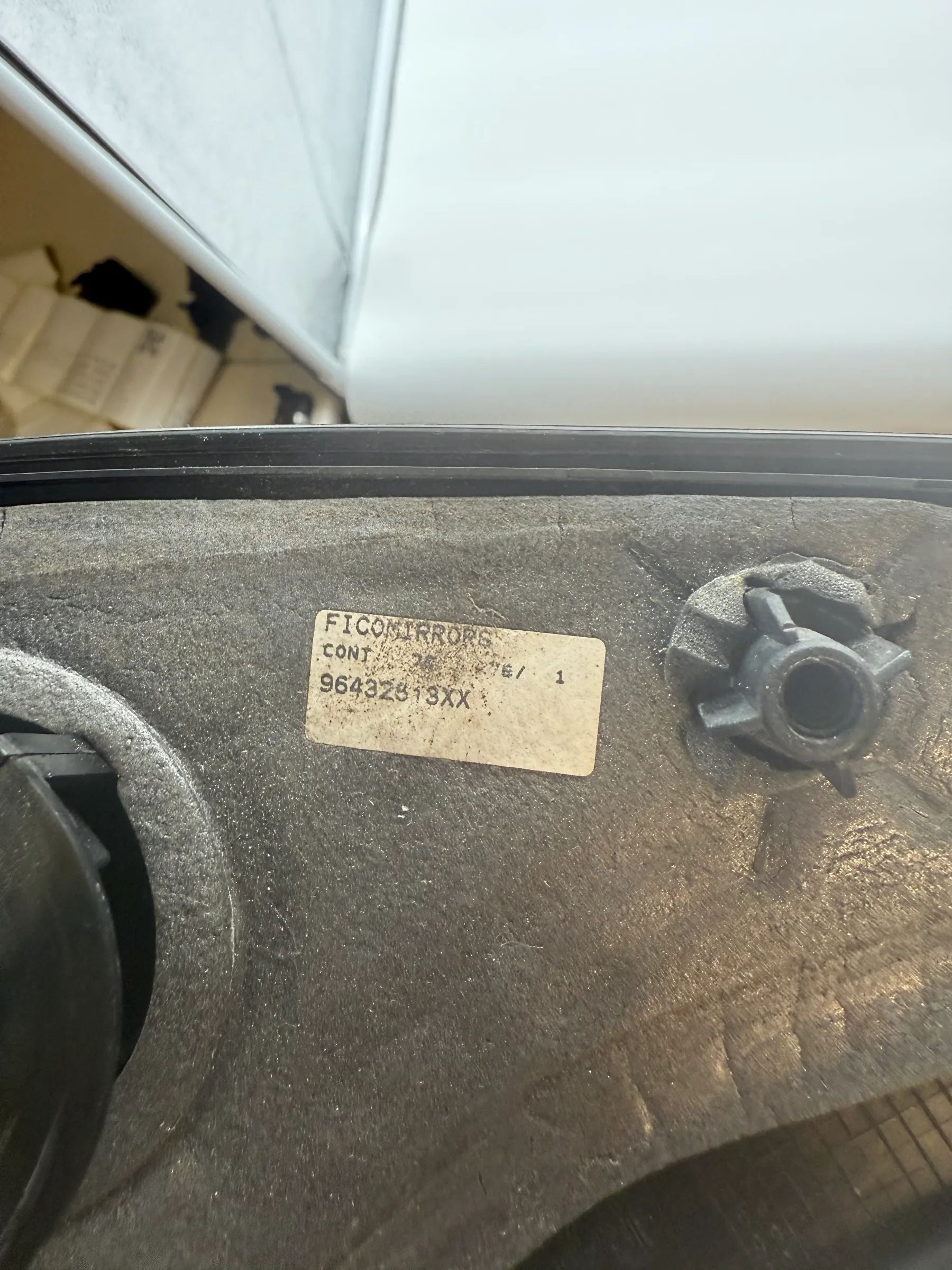 PEUGEOT 206 Specchietto Retrovisore Esterno Destro Manuale Nero 96432813XX