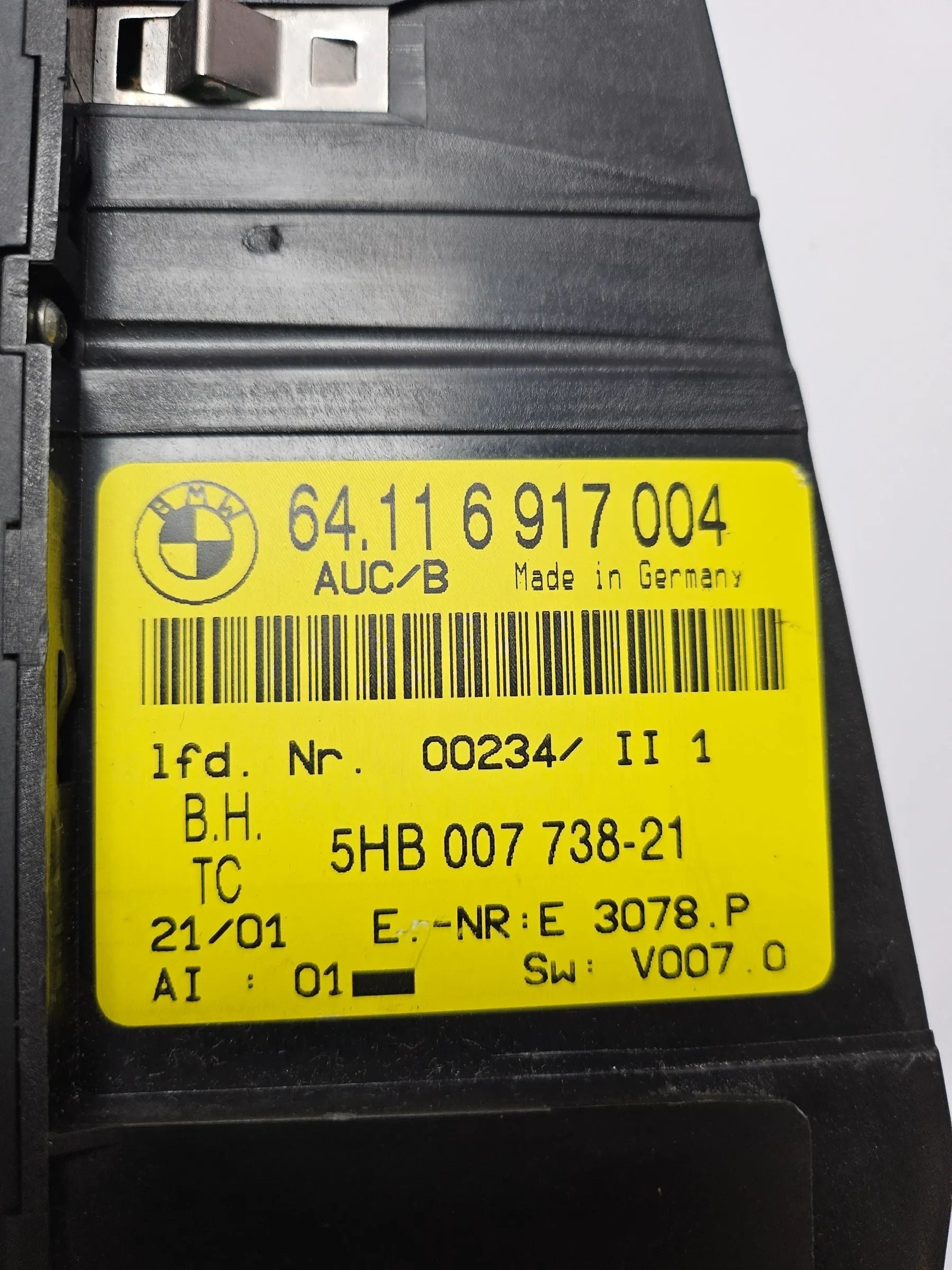 Оригинальная панель управления кондиционером BMW 3 серия E46 бензин 6411 691700