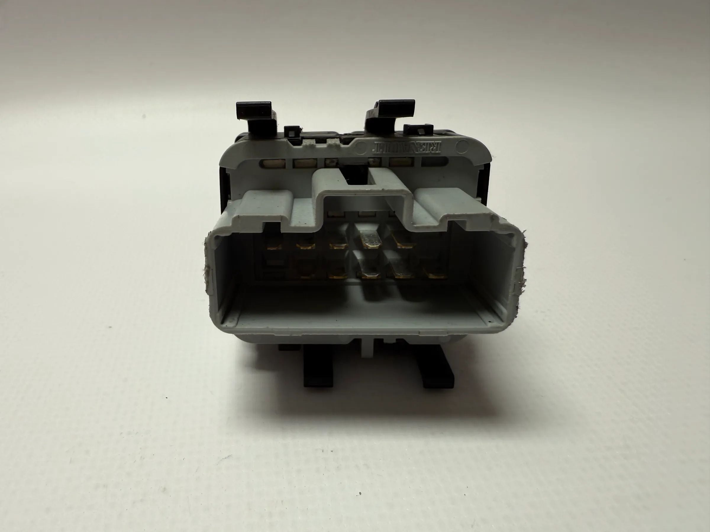 純正 Renault Scenic II 315042A 左前パワーウインドウスイッチ グレー