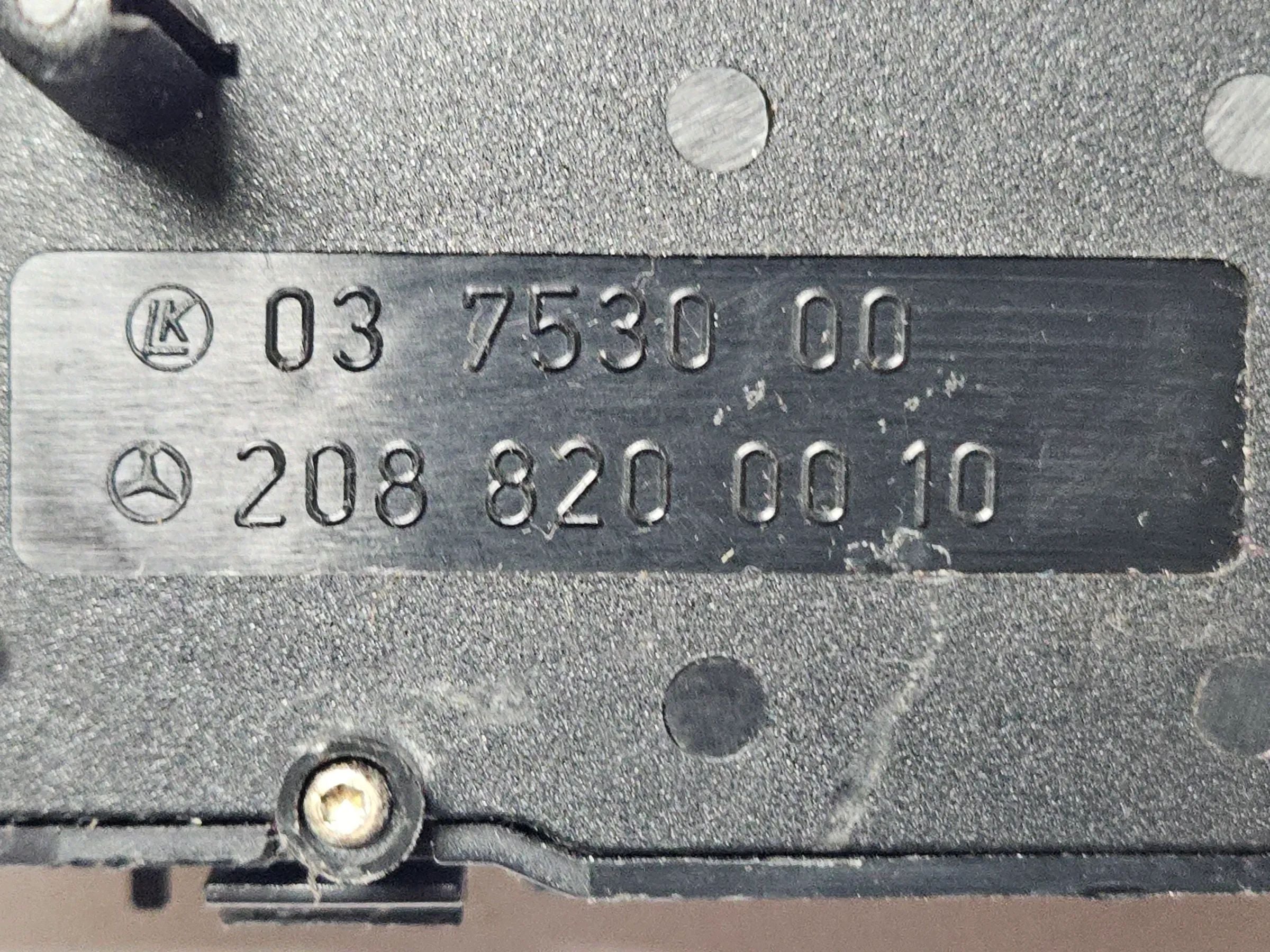 Manette d'origine Mercedes Benz W208 lève-vitre rétroviseur extérieur 03753000 2088200010