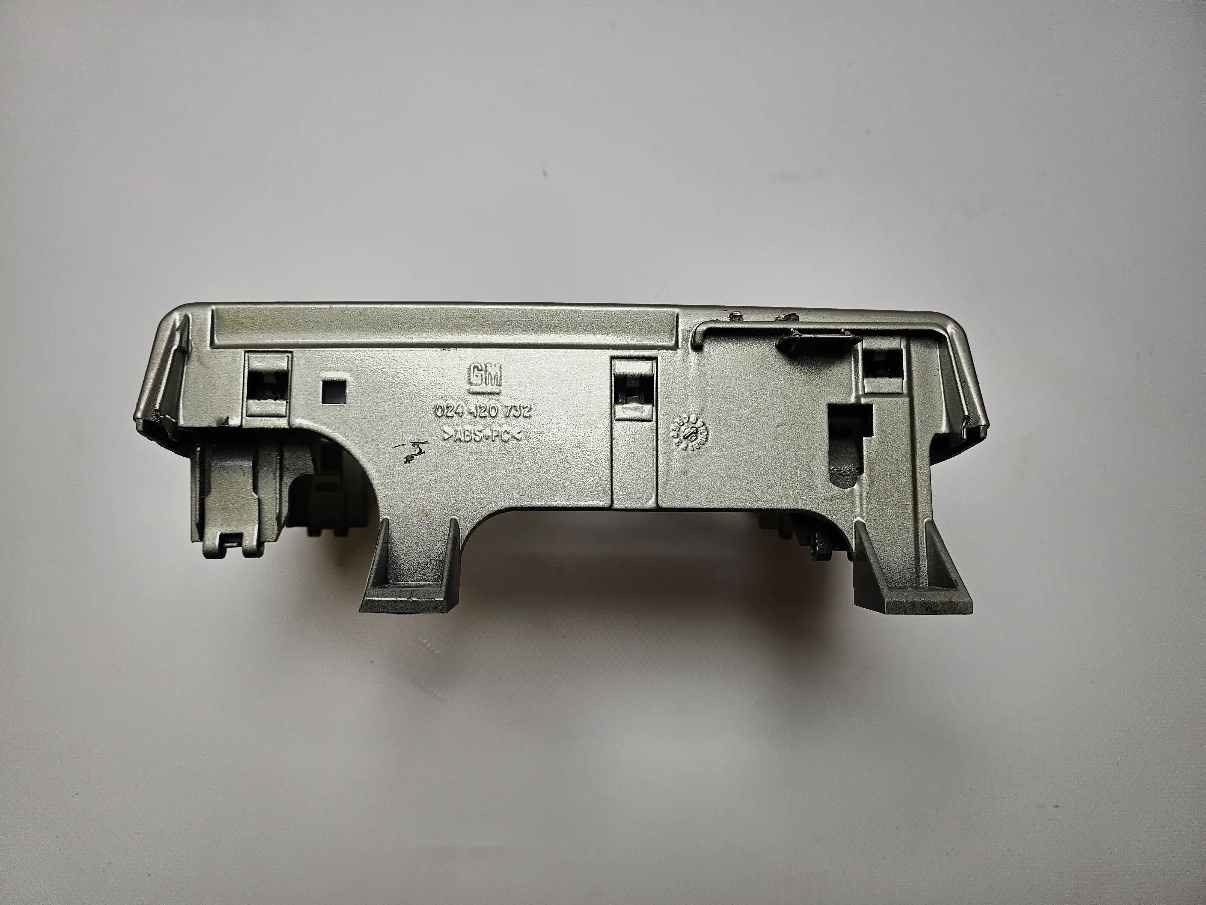 Original Opel Zafira 1.8 Ano 2003 Tampa de Comando do Aquecimento Prateada 024420732