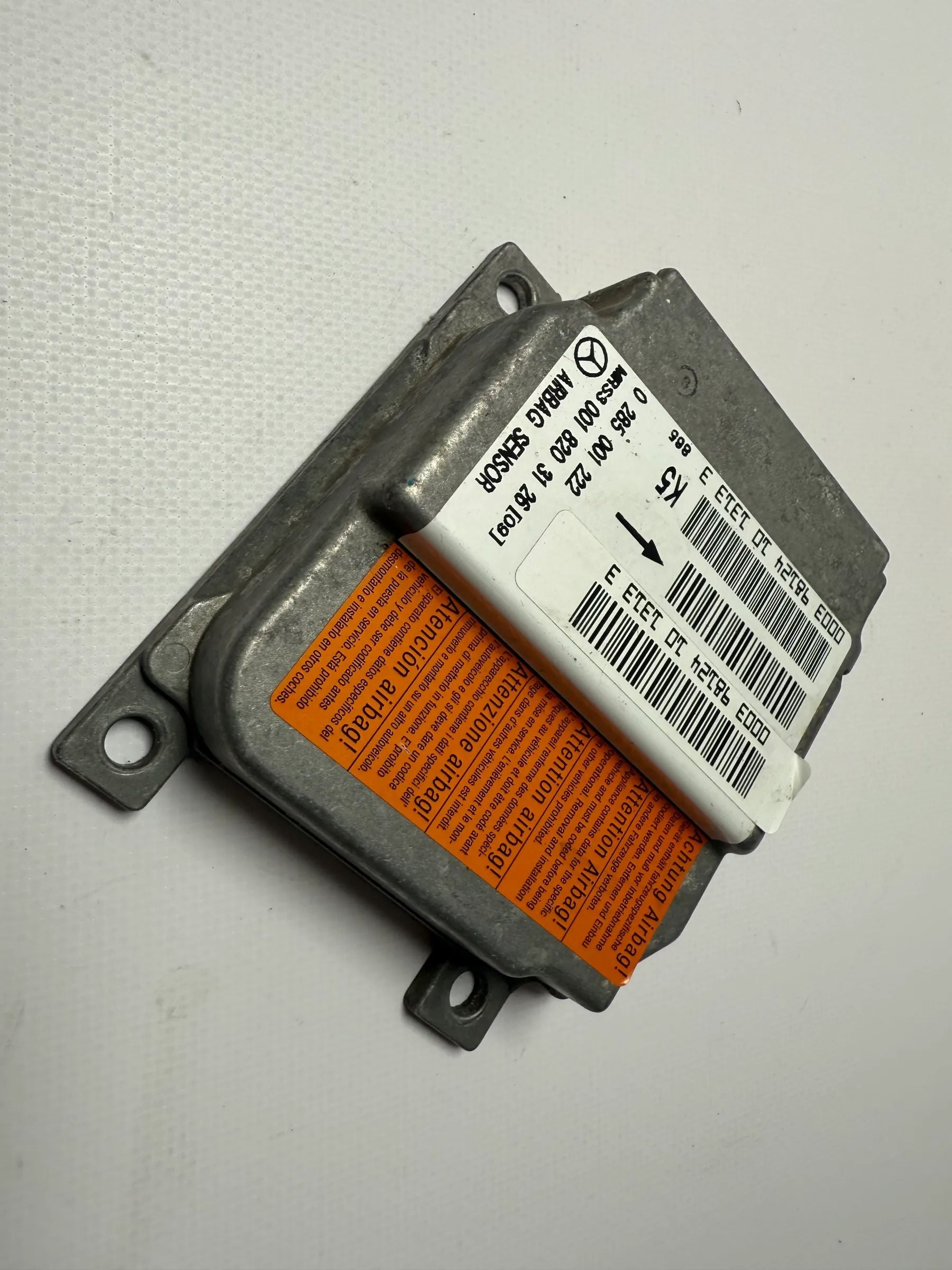 Originale Mercedes Benz W168 A-Klasse Centralina Airbag 0018203126 / A0018203126