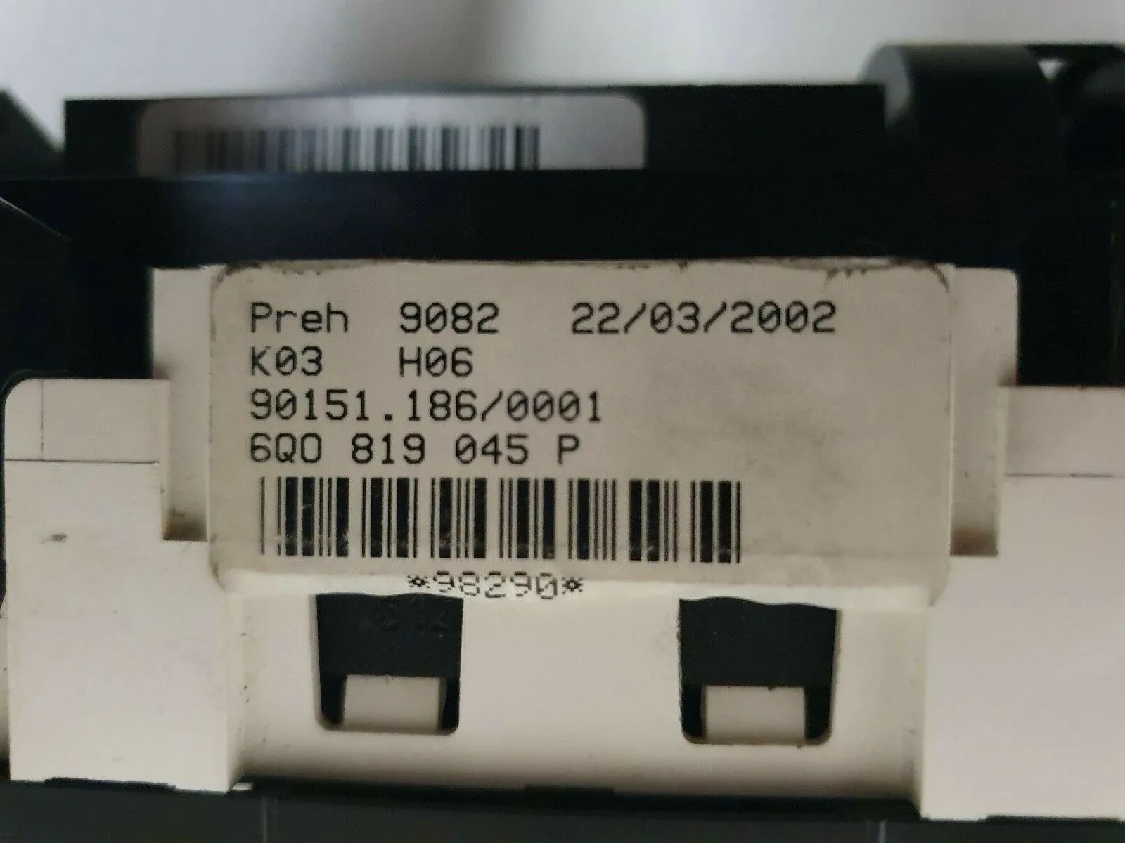 Comando/regolatore riscaldamento 6Q0819045P VW Polo 9N K18