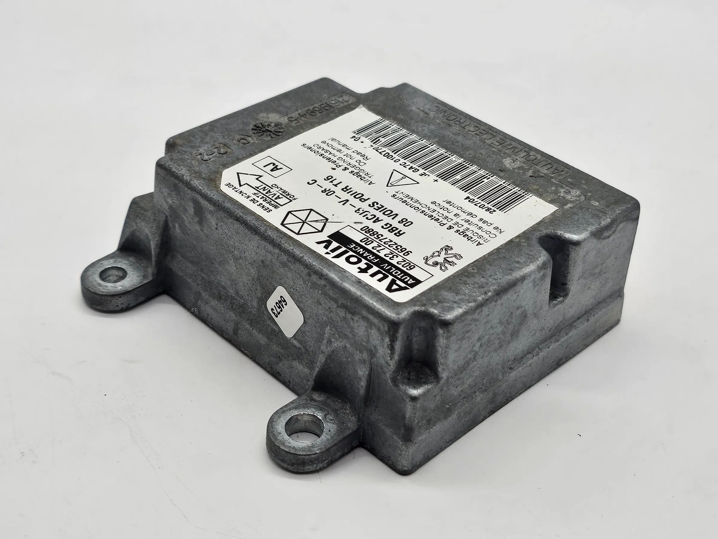 Original Peugeot 206 CC Airbagsteuergerät Airbag Steuergerät 9652275880