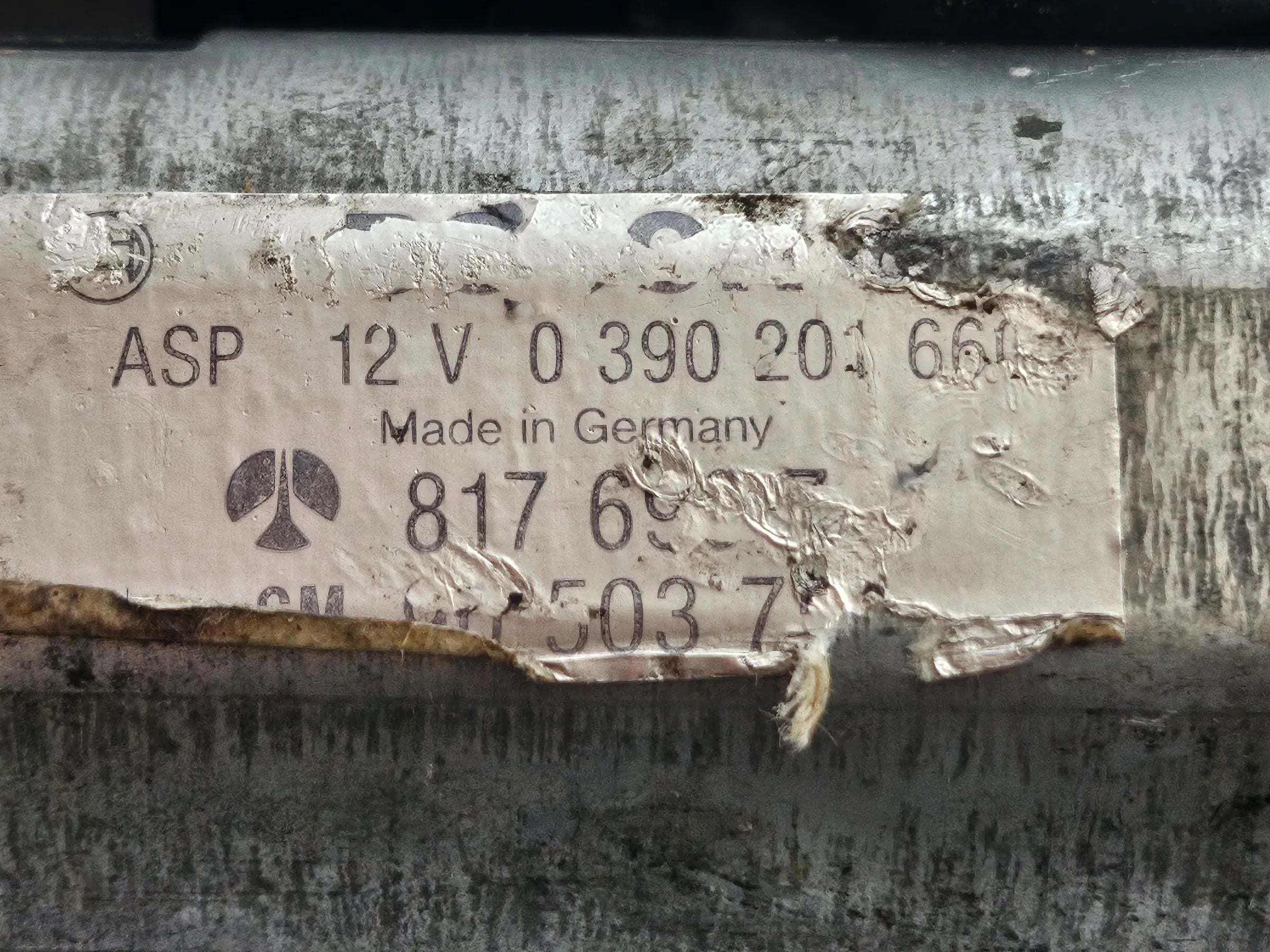 Oryginalny Opel Zafira A Vectra Astra Silnik szyberdachu 0390201660