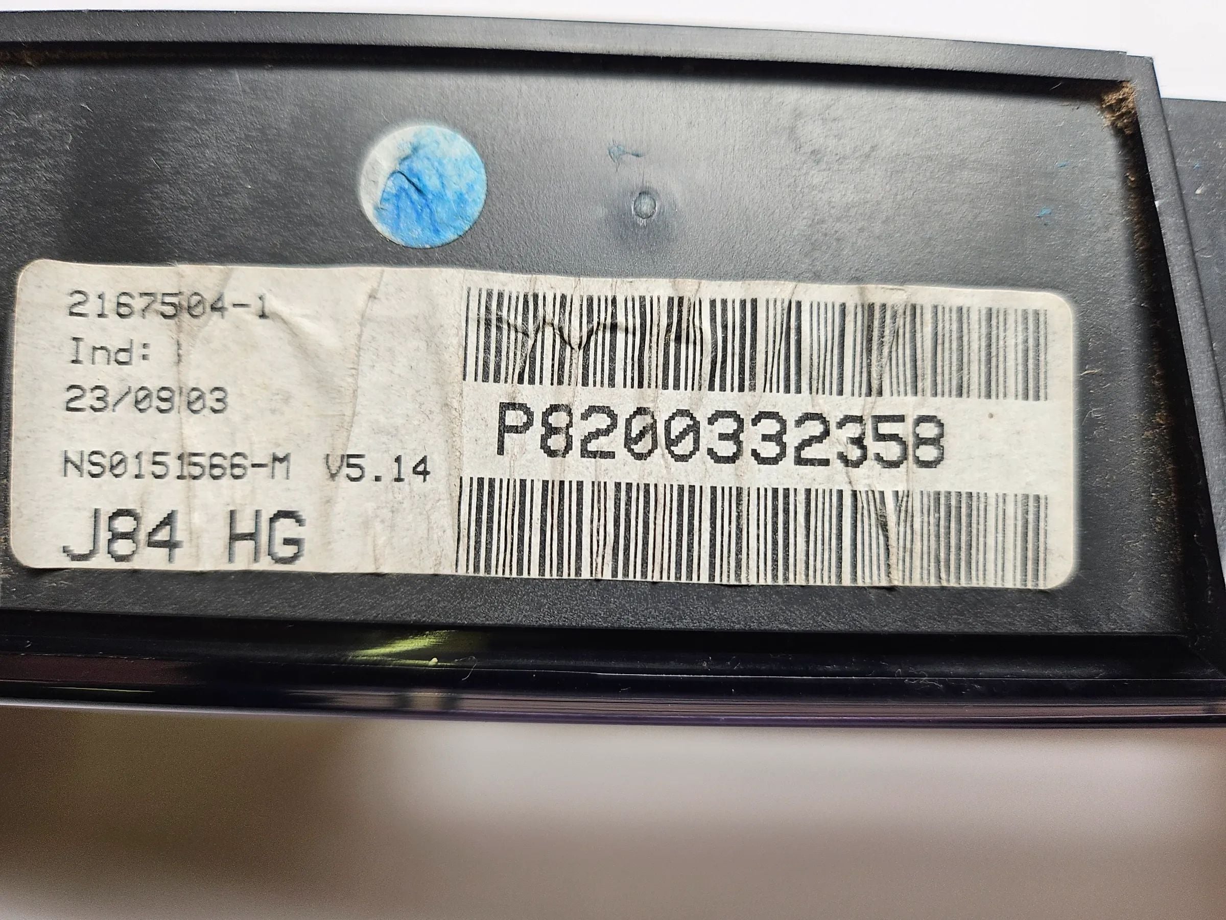 Original Renault Grand Scénic II (JM) Compteur de vitesse P8200332358