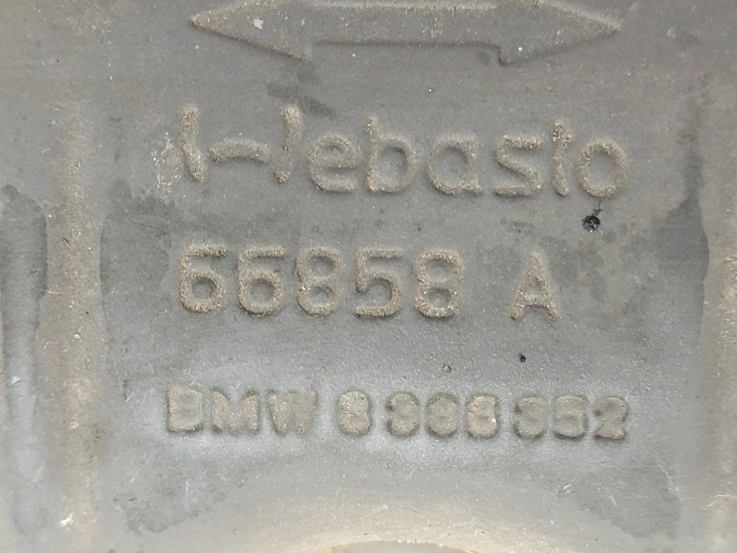 Original Mini One (R50/R53) Abgas Schalldämpfer 66858A