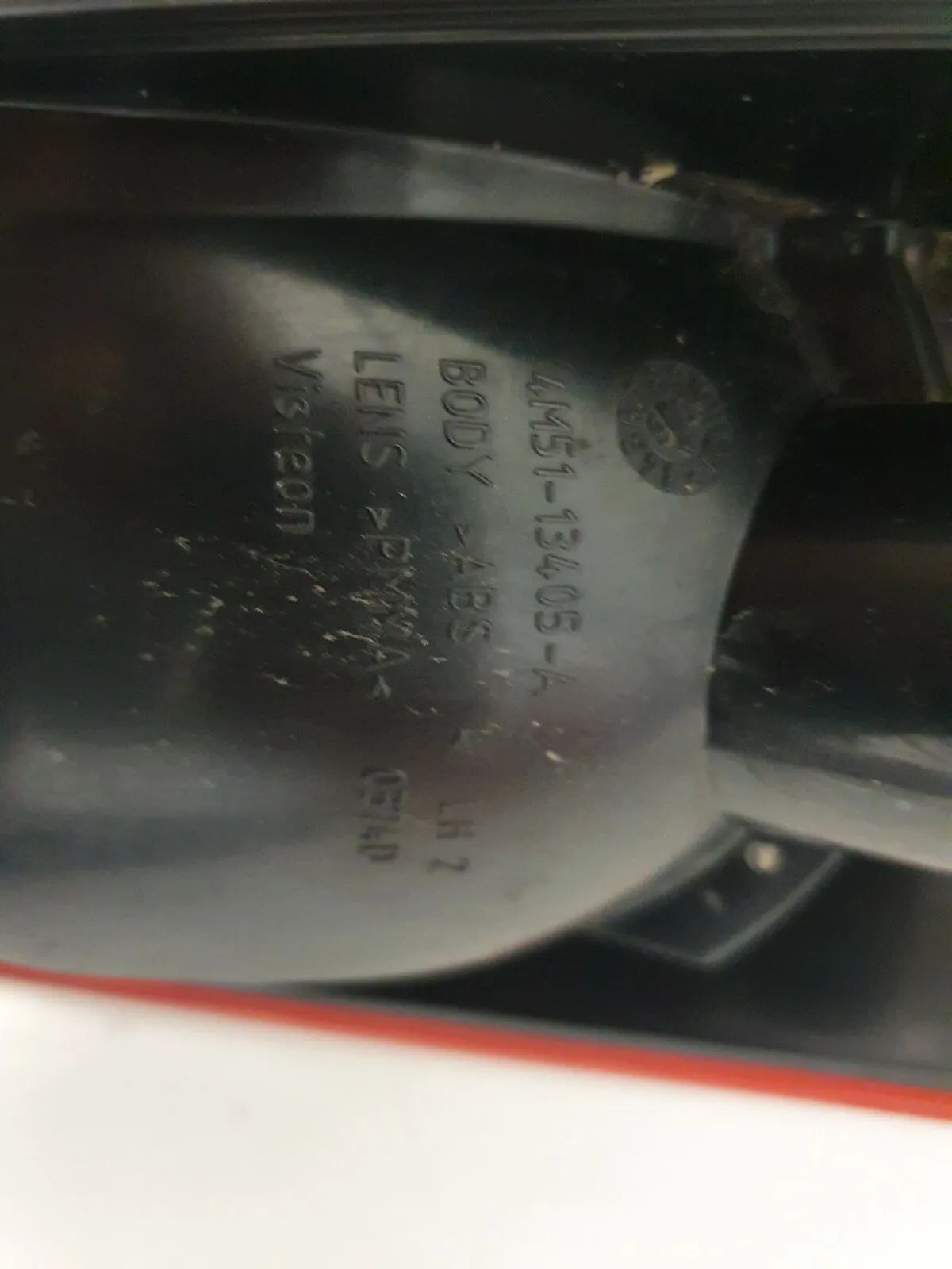 original rear light Ford FOCUS 2 DA left 4M5113405A VISTEON 4M5113A603AB 