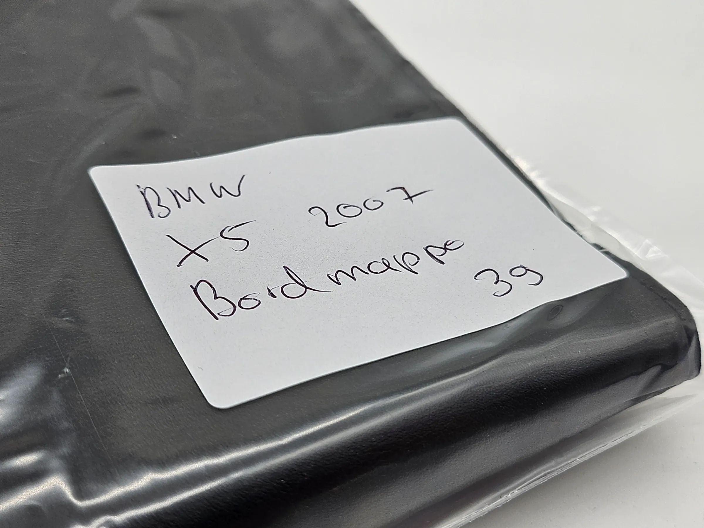 Original BMW X5 E70 Bordmappe Leder schwarz