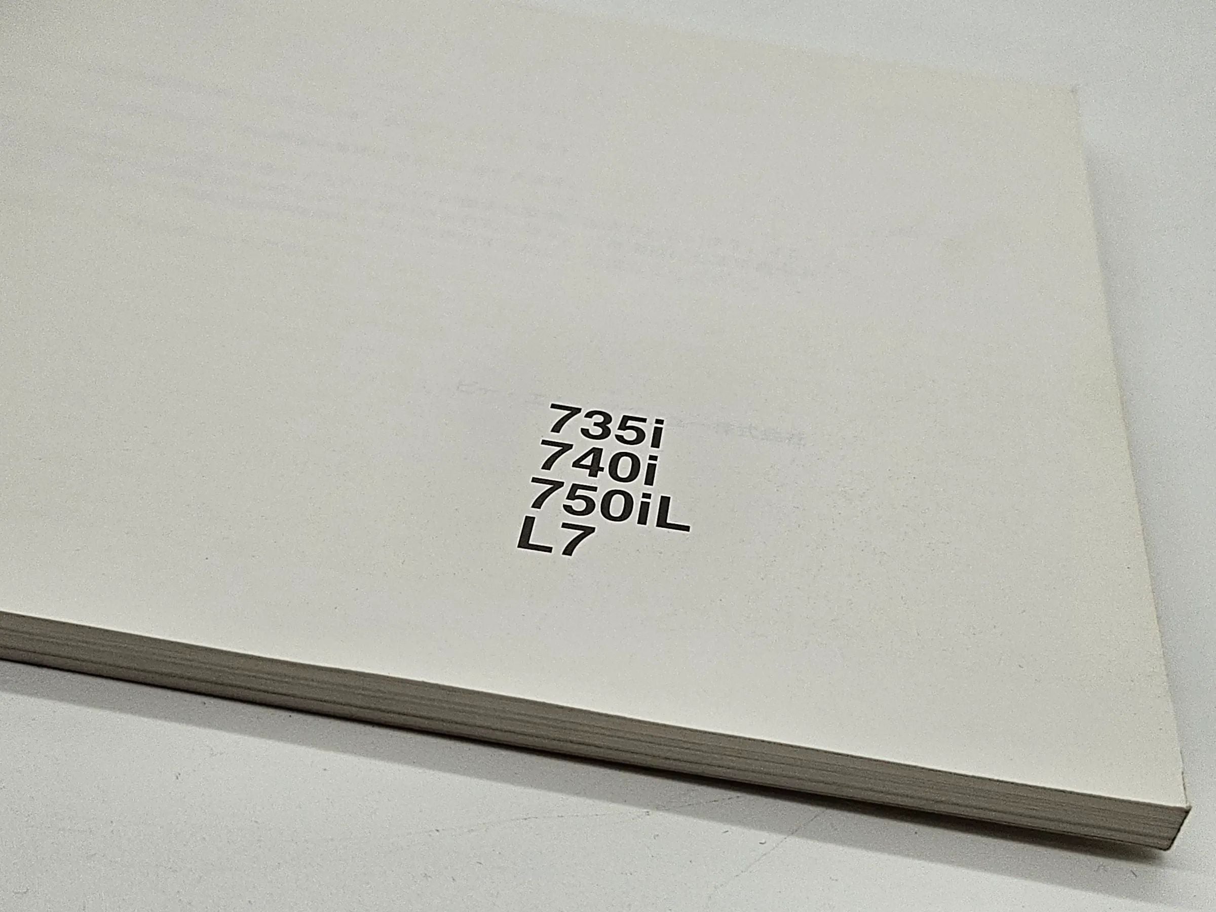 Original BMW 7er E38  735i 740i 750iL Betriebsanleitung Japanisch