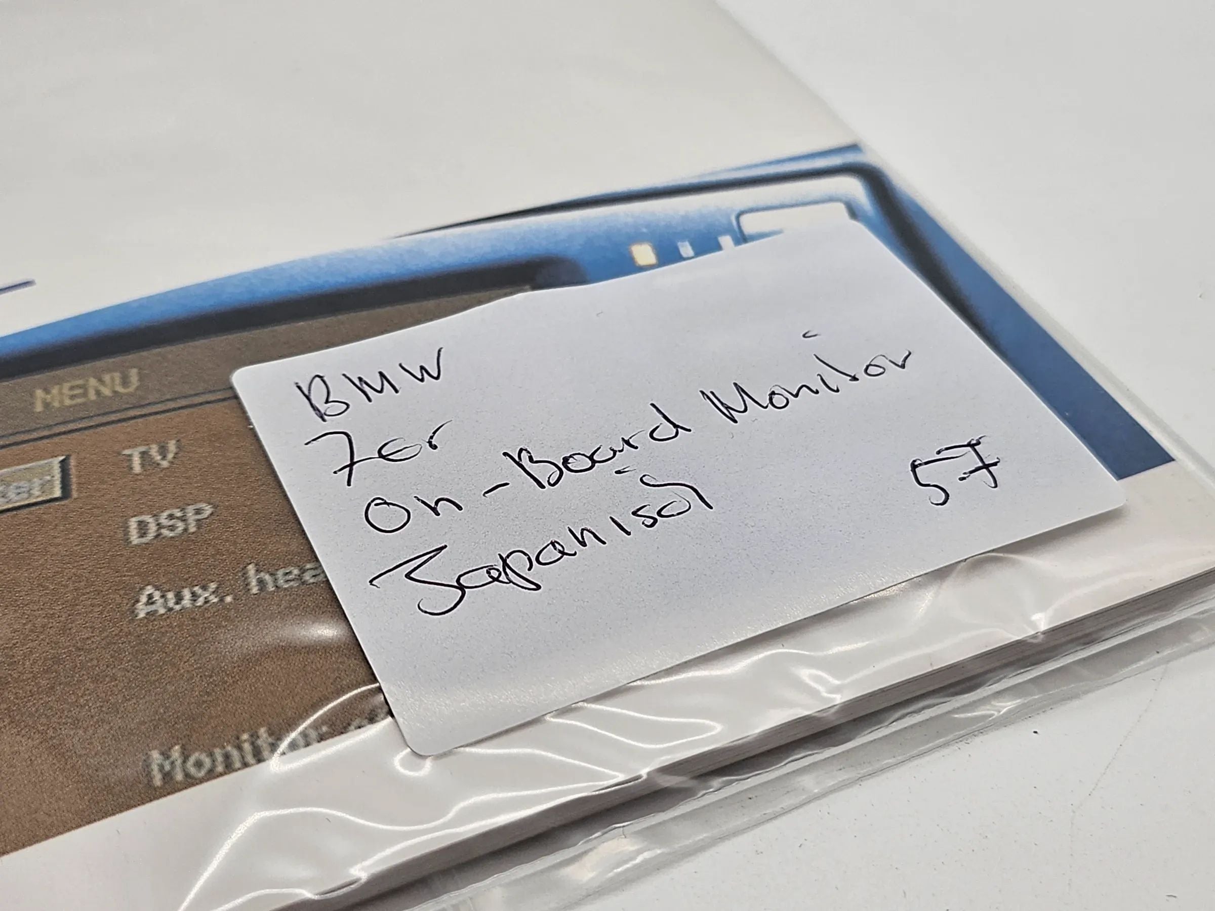 Original BMW 7er E38 ON Board Monitor Japanisch