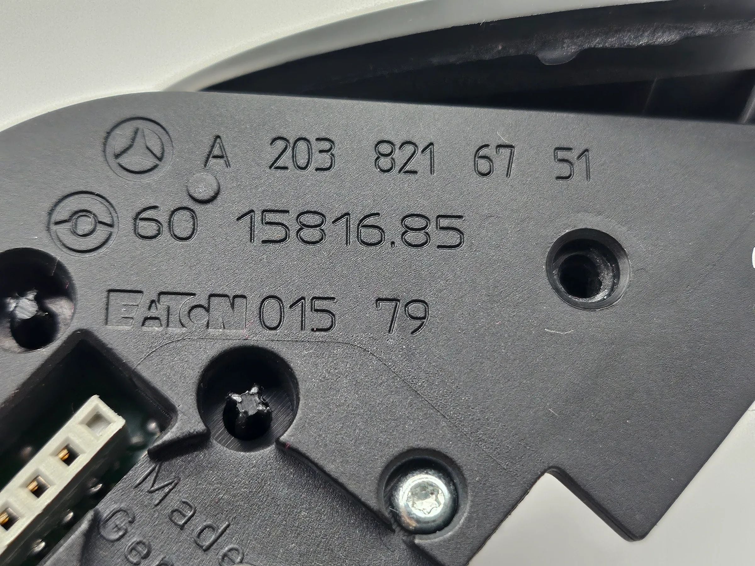 Original Mercedes-Benz W203 CL203 Schalter Bordcomputer Lenkrad A2038216751