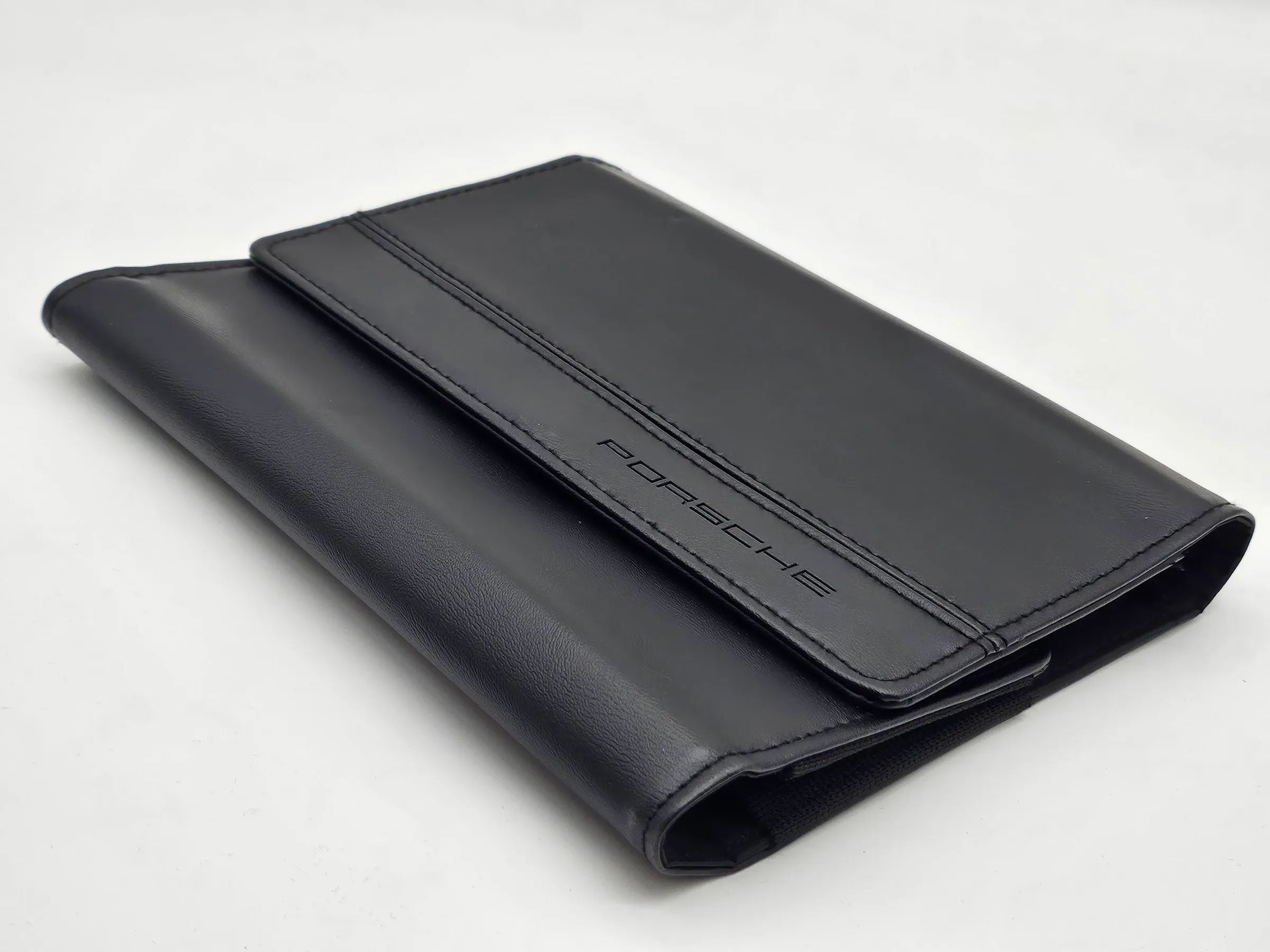 Original Porsche Panamera 970 2016 Bordmappe Leder schwarz