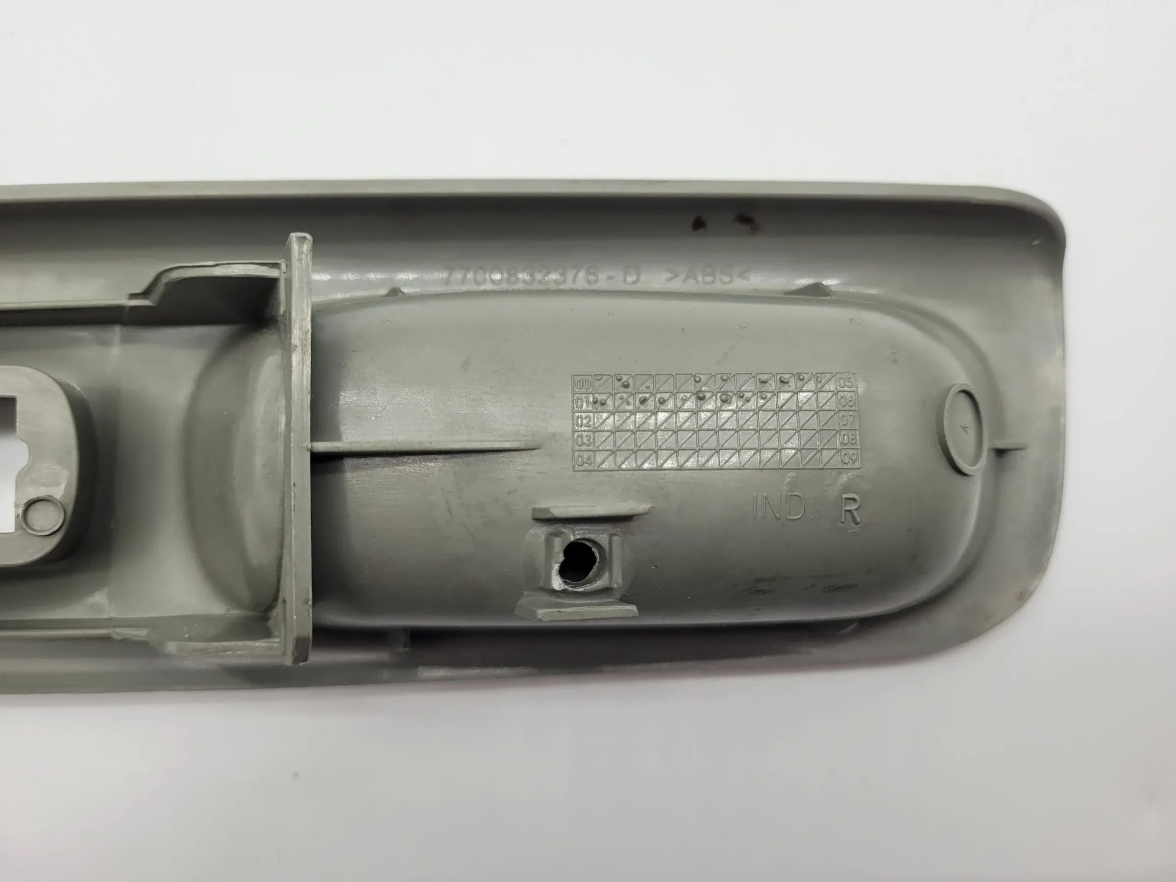 Original Renault Twingo I 1 (C06) Tür Griffschale Vorne Rechts Grau 7700832376D