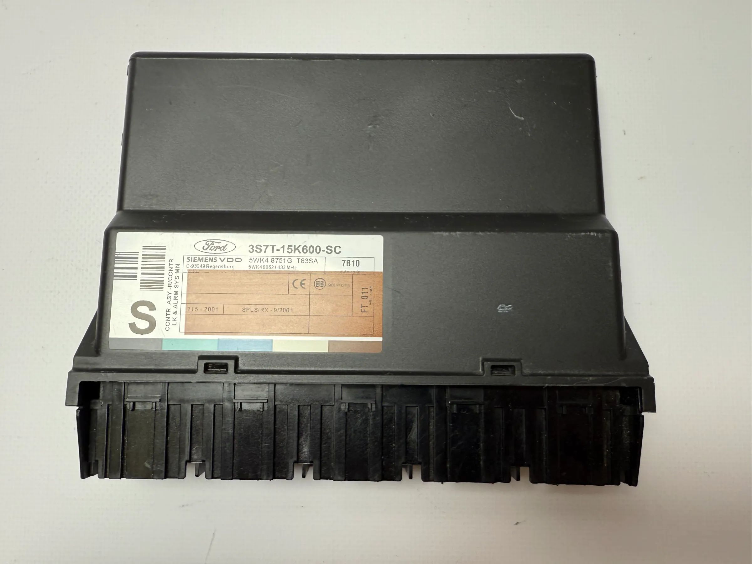 Original Ford Mondeo MK3 2.0 TDCi Módulo de Control de Confort 3S7T-15K600-SC / 5WK48751G