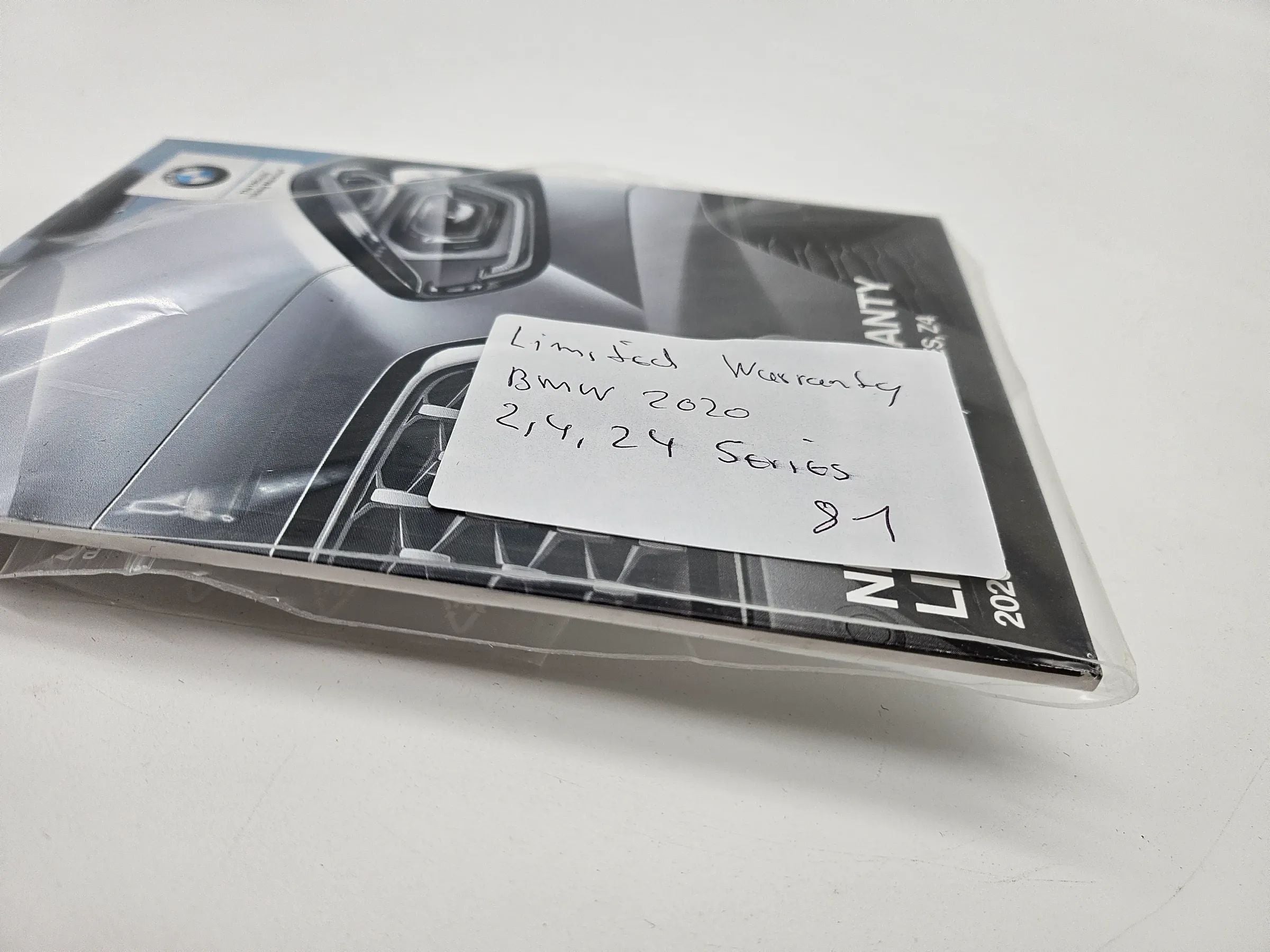 Original BMW 2er 4er  Z4 2020 Limited Warranty  englisch US
