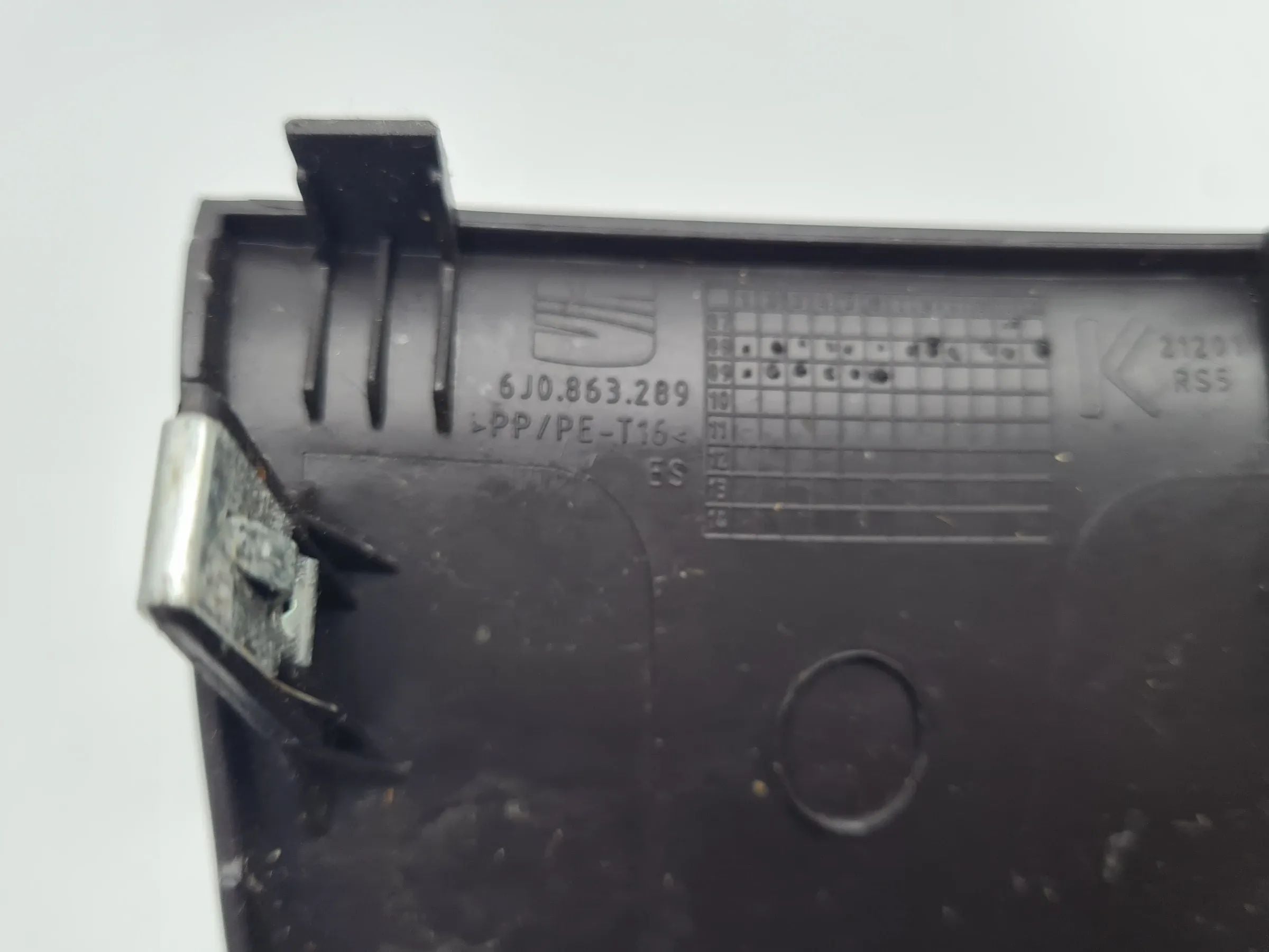 Original Seat Ibiza IV (6J5/6P1) Verkleidung Handbremshebel 6J0863289