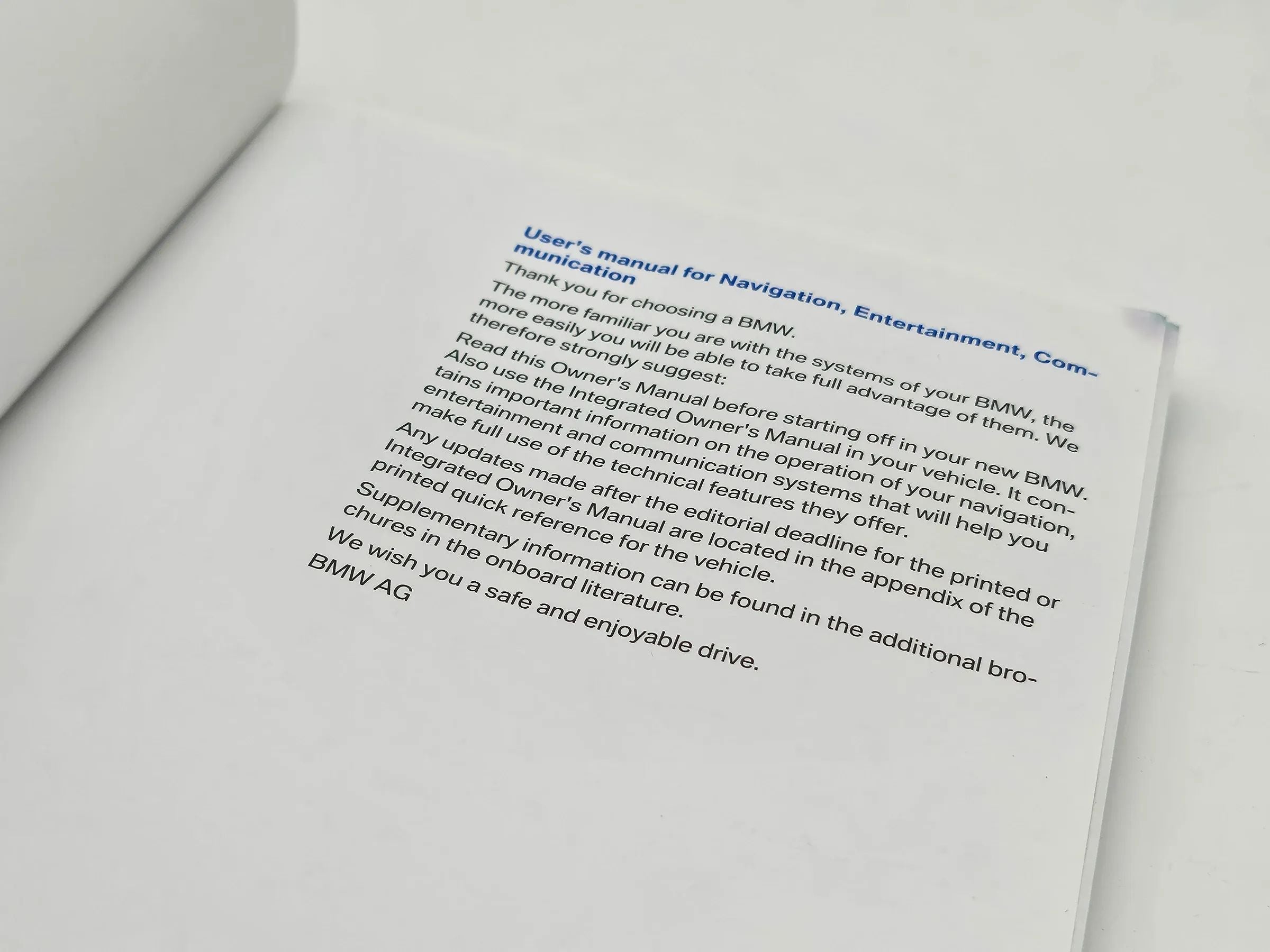 BMW  F10 Navigation Bedienungsanleitung Handbuch Bordbuch englisch