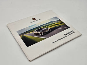 Original Porsche 970 Panamera 4 S ,Turbo elektronische Betriebsanleitung Deutsch