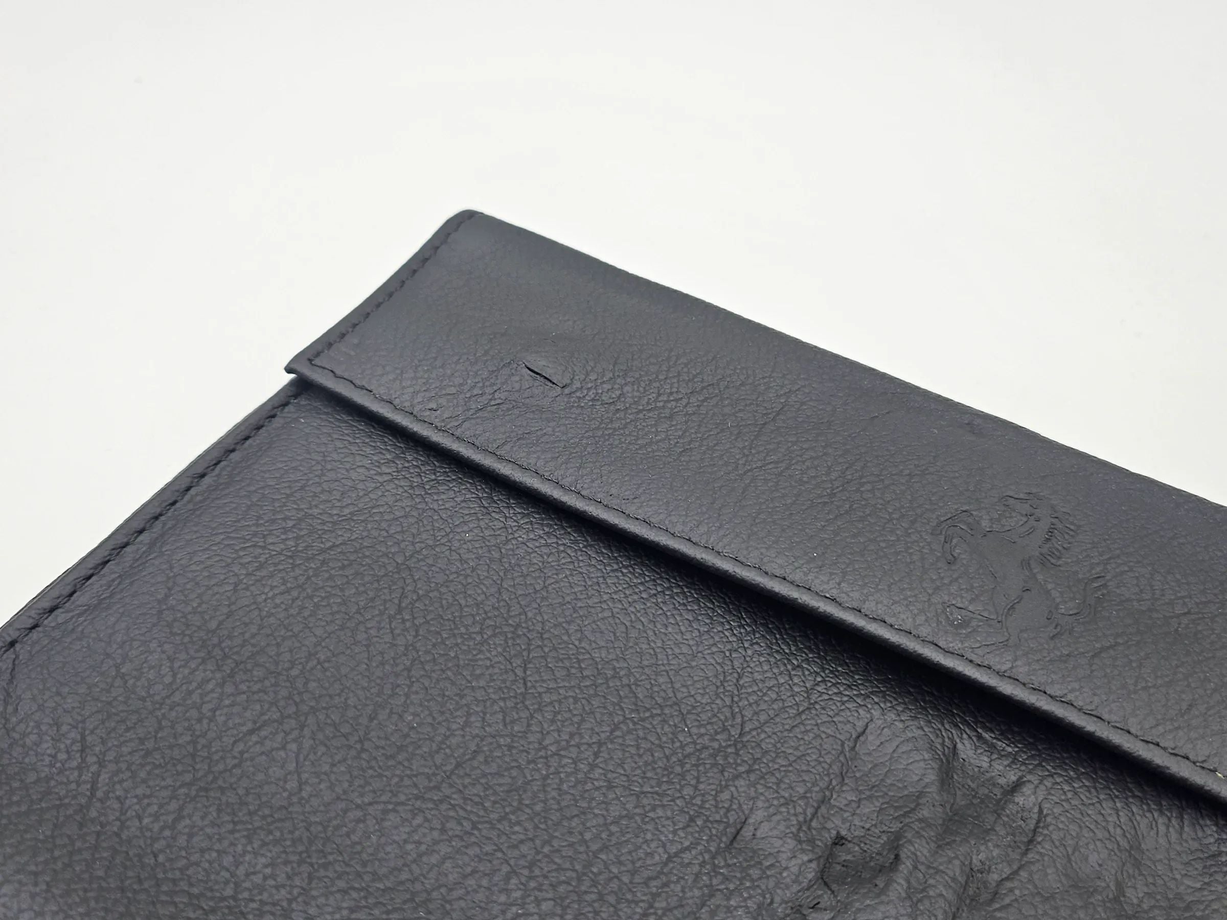 Original Ferrari 458 Spider Bordmappe Leder schwarz