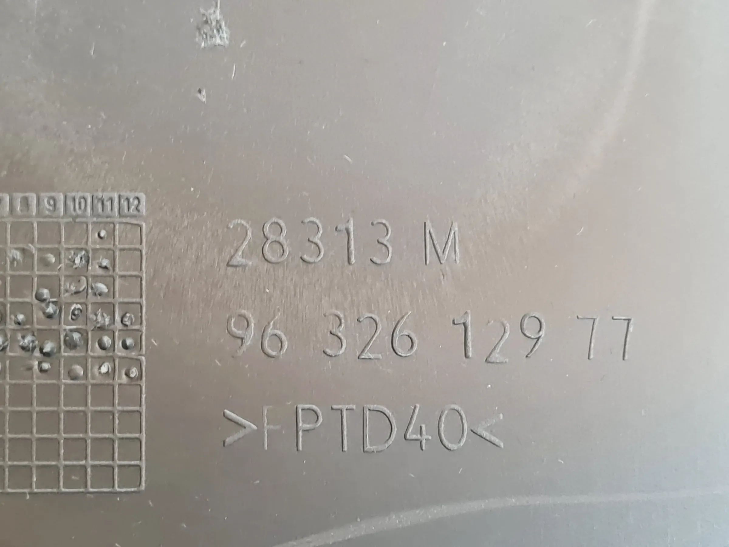 Citroen C5 (RC/RE) Handschuhfach Kasten 9632612977 Original