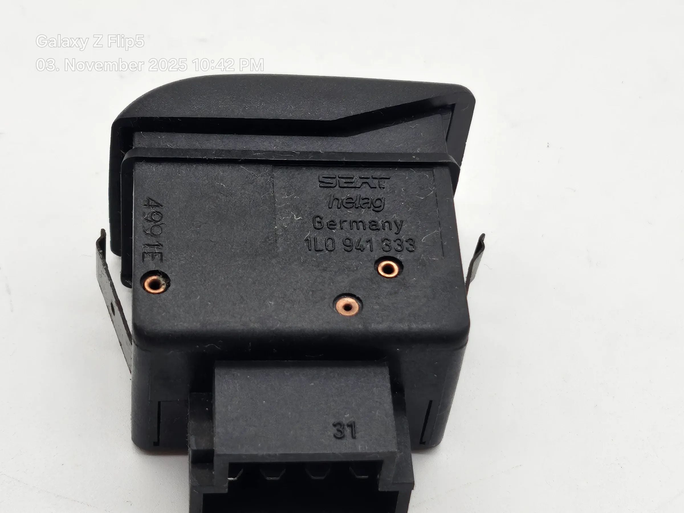 Orig. SEAT Toledo 1992-1996 Leuchtweitenregulierung Schalter  1L0941333