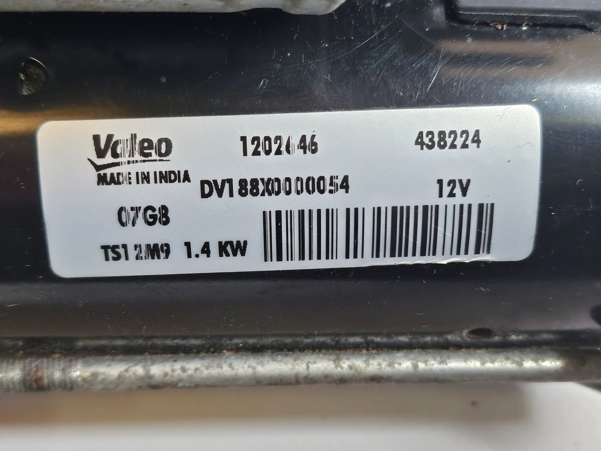 Oryginalny rozrusznik VALEO DUSTER NOTE CITAN DACIA LOGAN 1202646