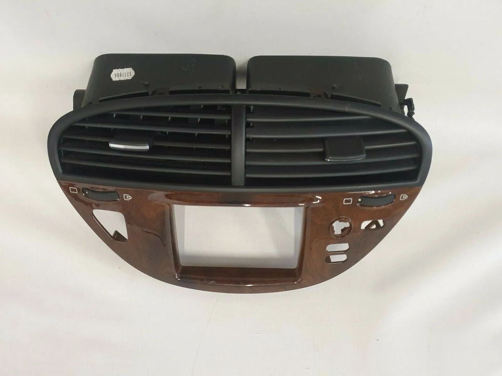 bocchette aria originali Peugeot 607 centrali effetto legno cornice 9632204777