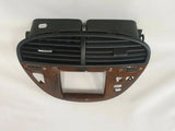 bocchette aria originali Peugeot 607 centrali effetto legno cornice 9632204777