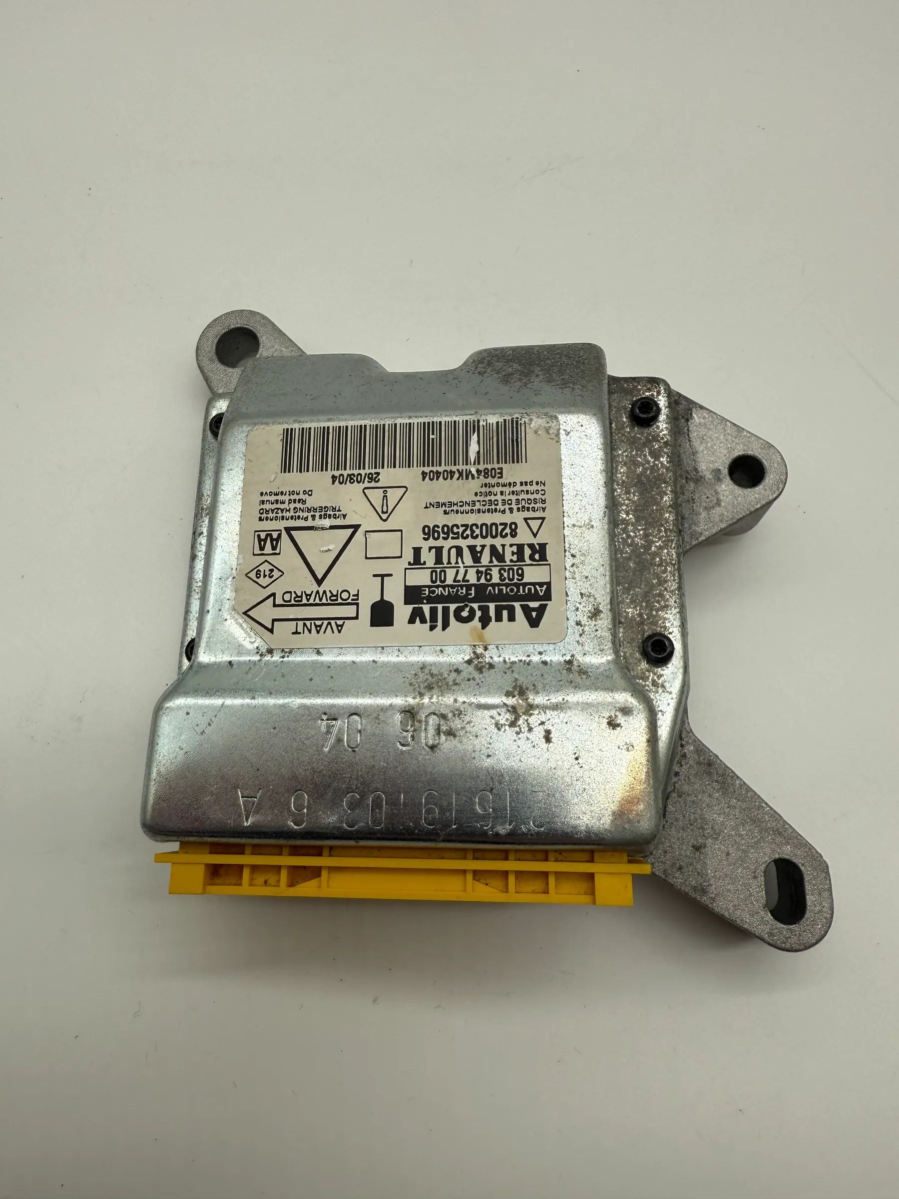 Unidade de Controlo Airbag 603947700 8200325696 Renault Laguna Grandtour 1.9 dCi