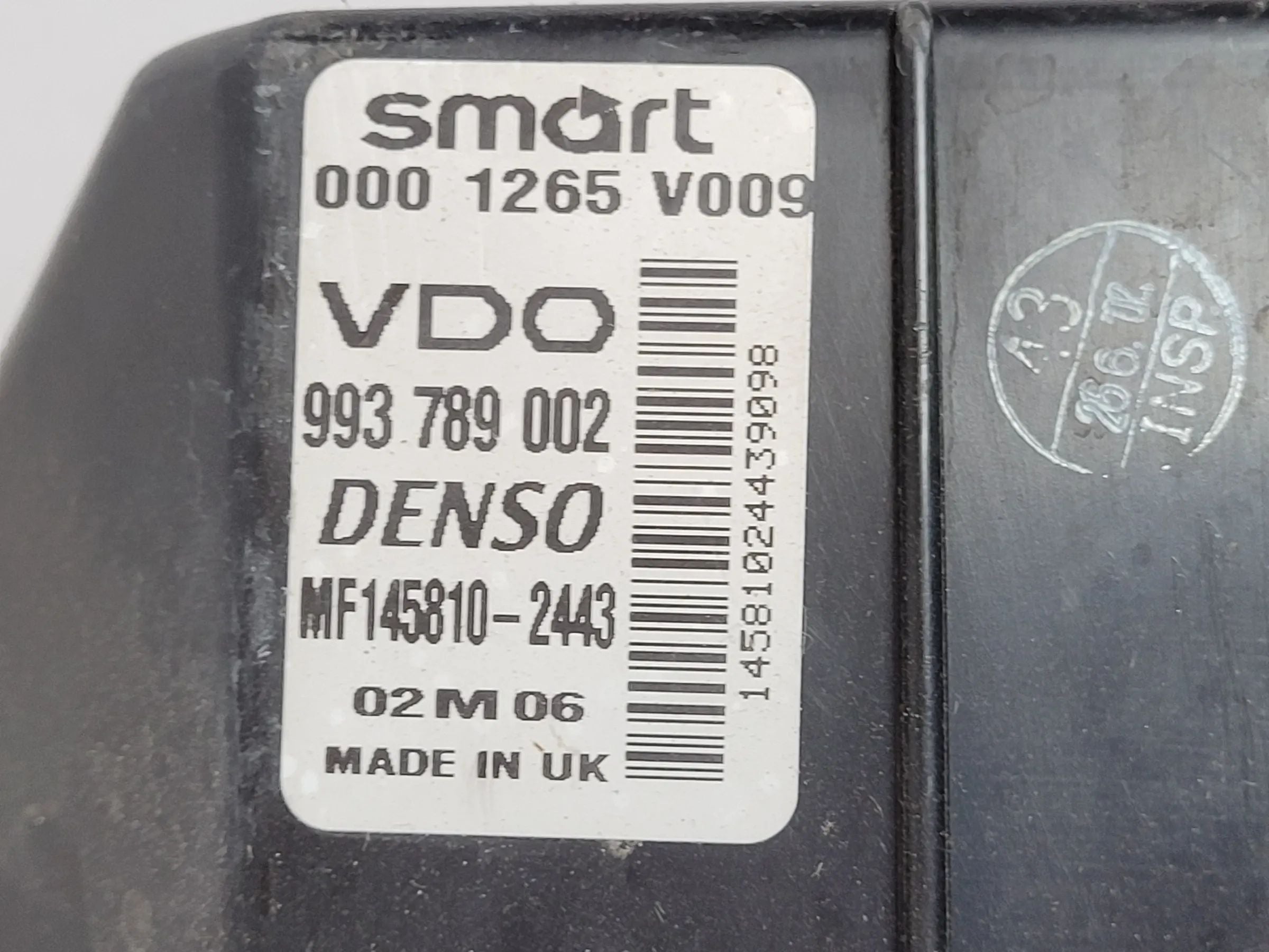 Smart ForTwo (450) Gebläsekasten 0001265V009 Original
