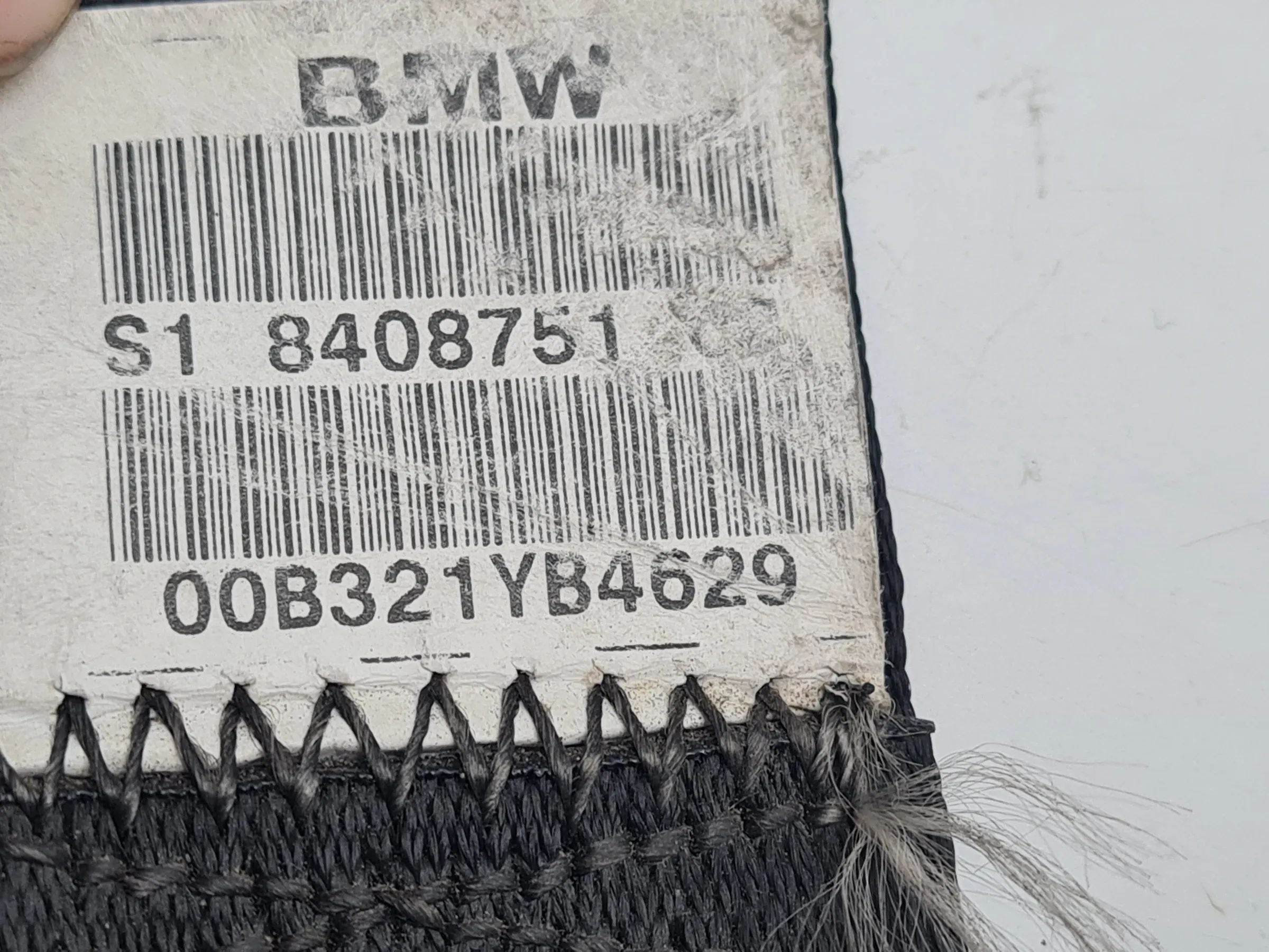 Original BMW X5 (E53) Sicherheitsgurt Gurt Vorne Links 8408751