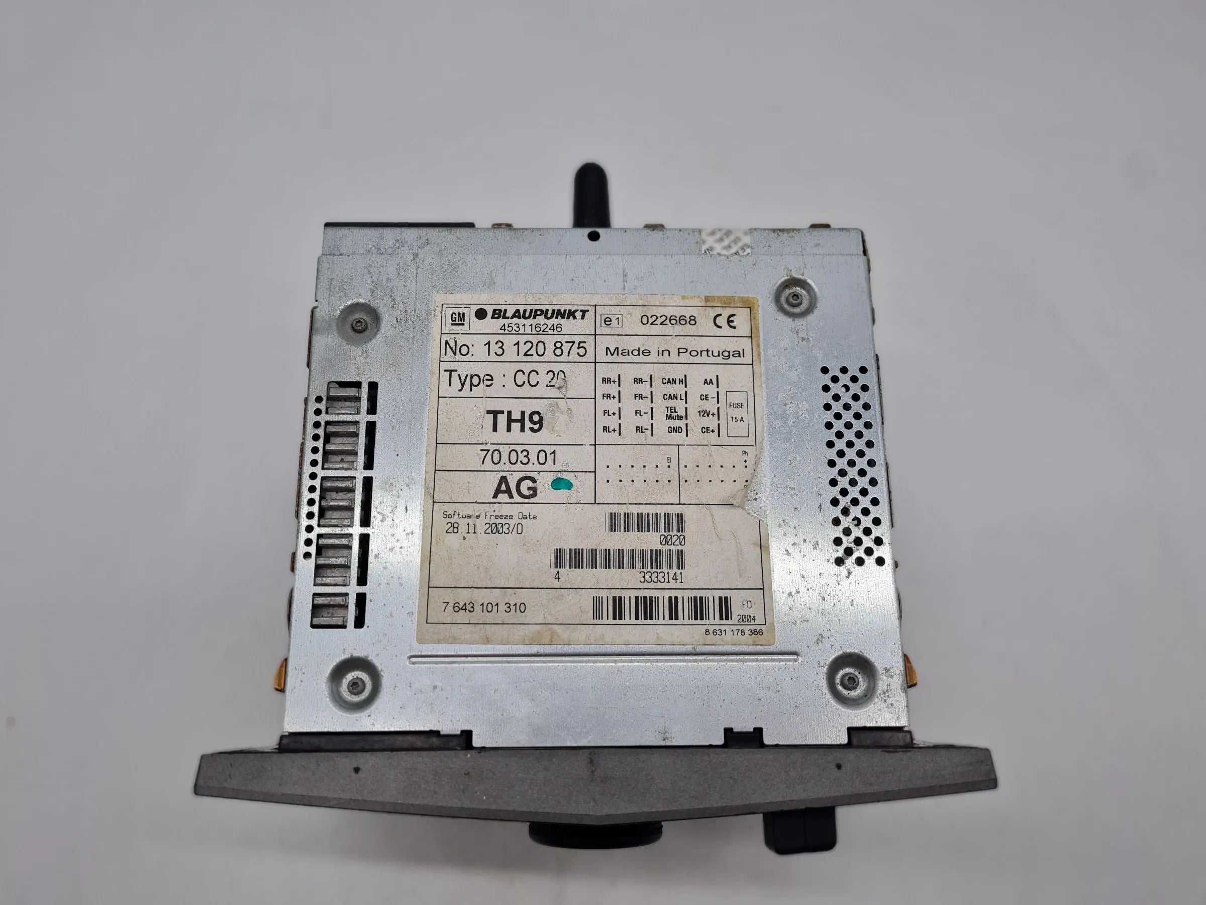 Original Opel Astra H (A04) Autoradio Kassette 7643101310