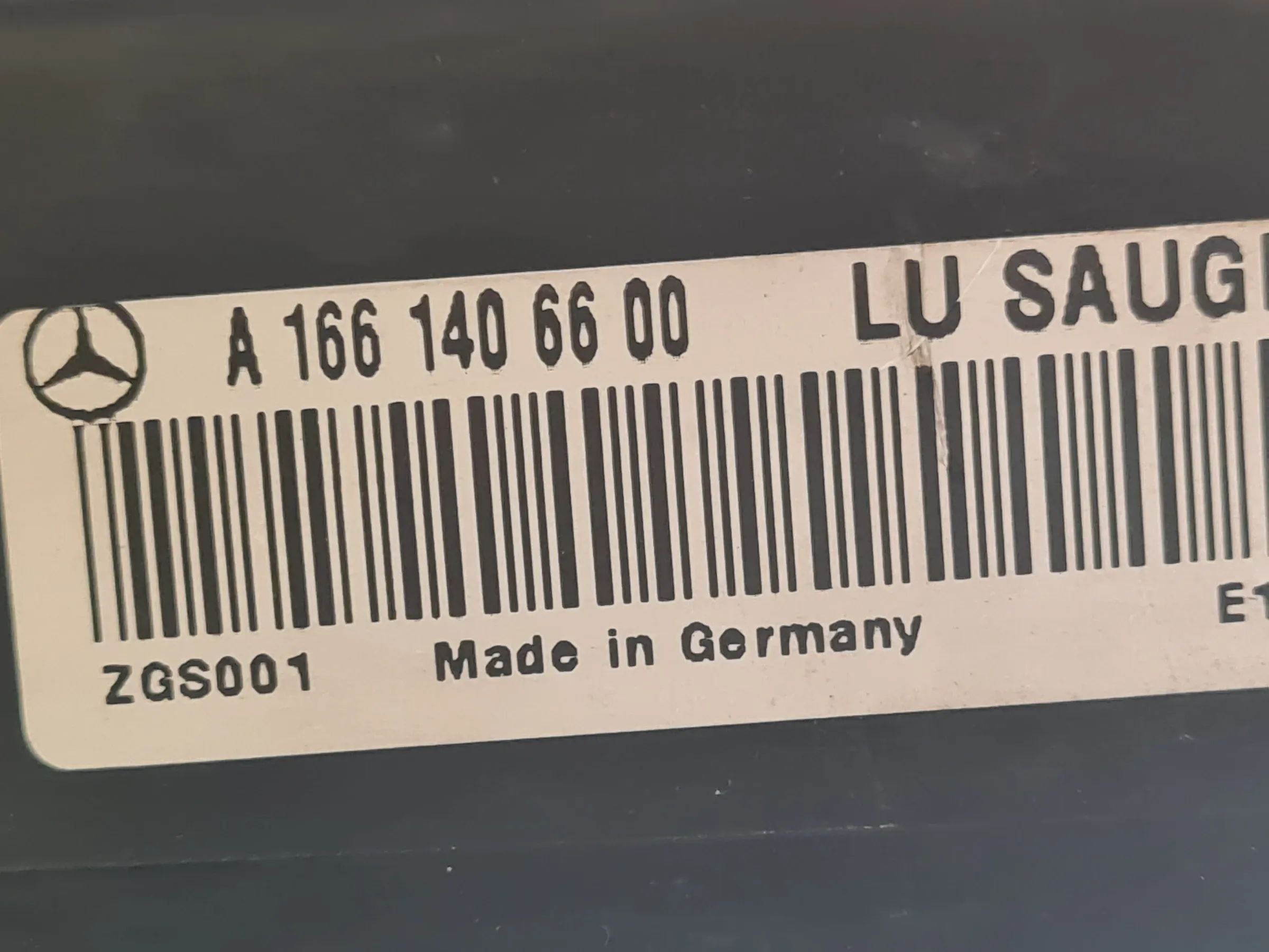 Mercedes A-Klasse W168 Luftfiltergehäuse Ganz A1661406600 (Original)