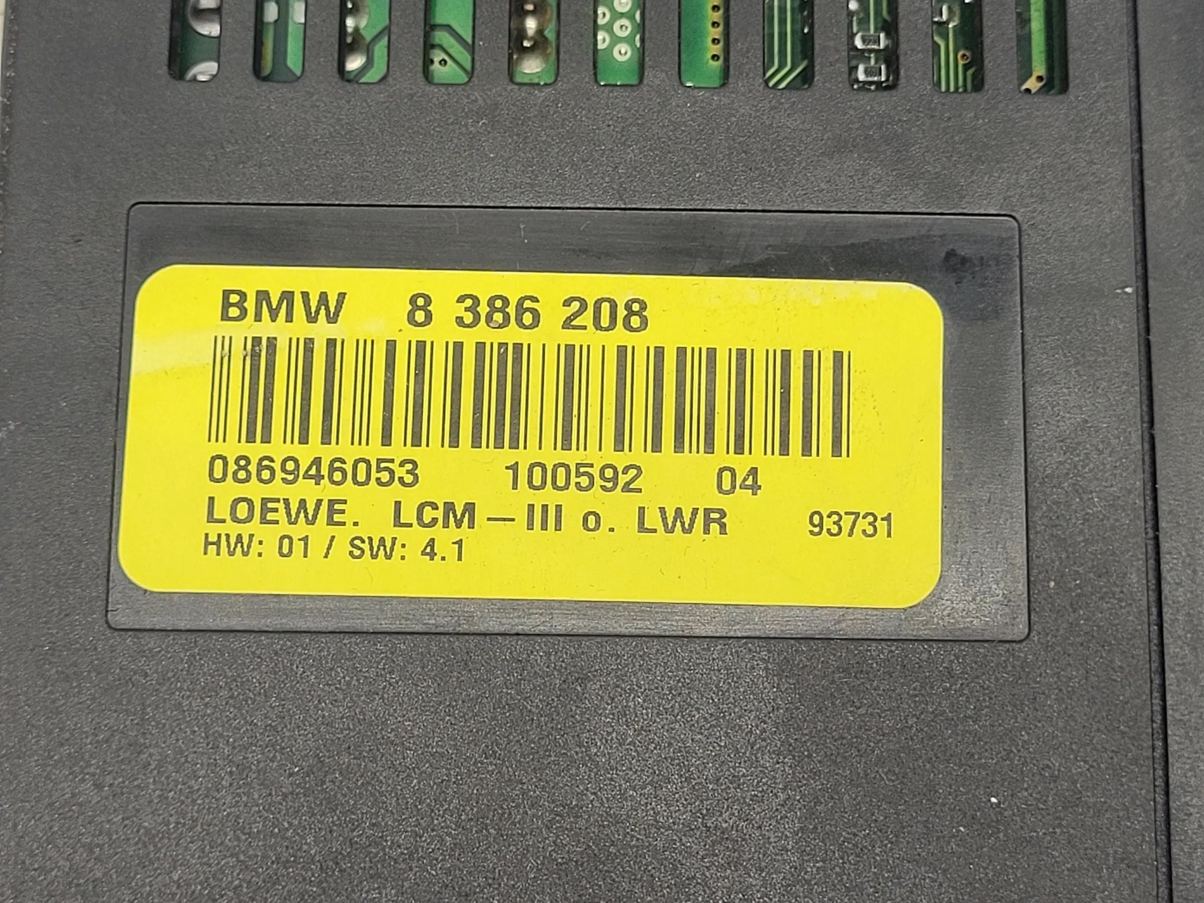 BMW 7er E38 Steuergerät Lichtmodul LCM-III 8386208 Original