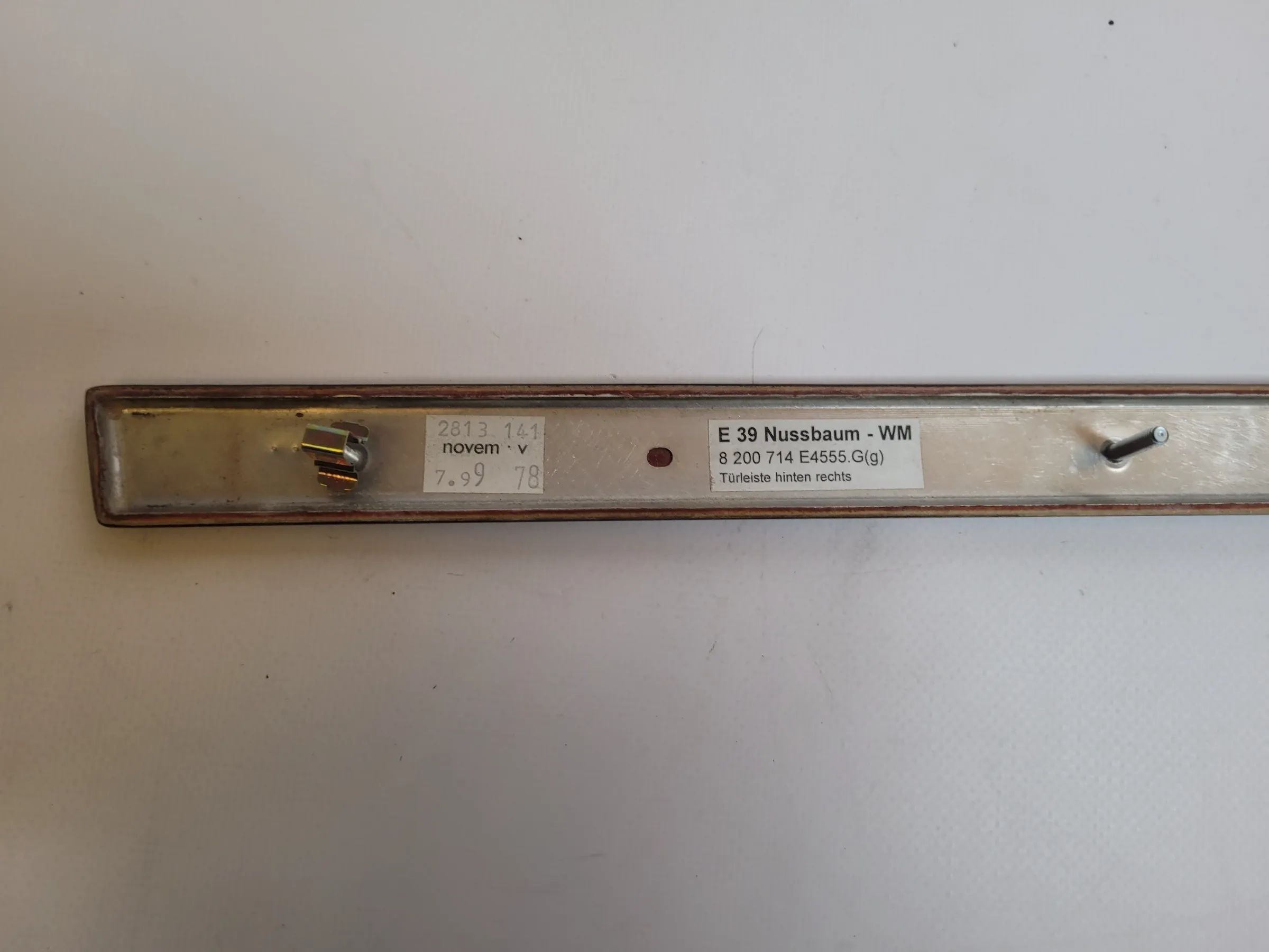 BMW 5er Touring E39 Türleiste Nussbaum Zierleiste Hinten Rechts 8200714