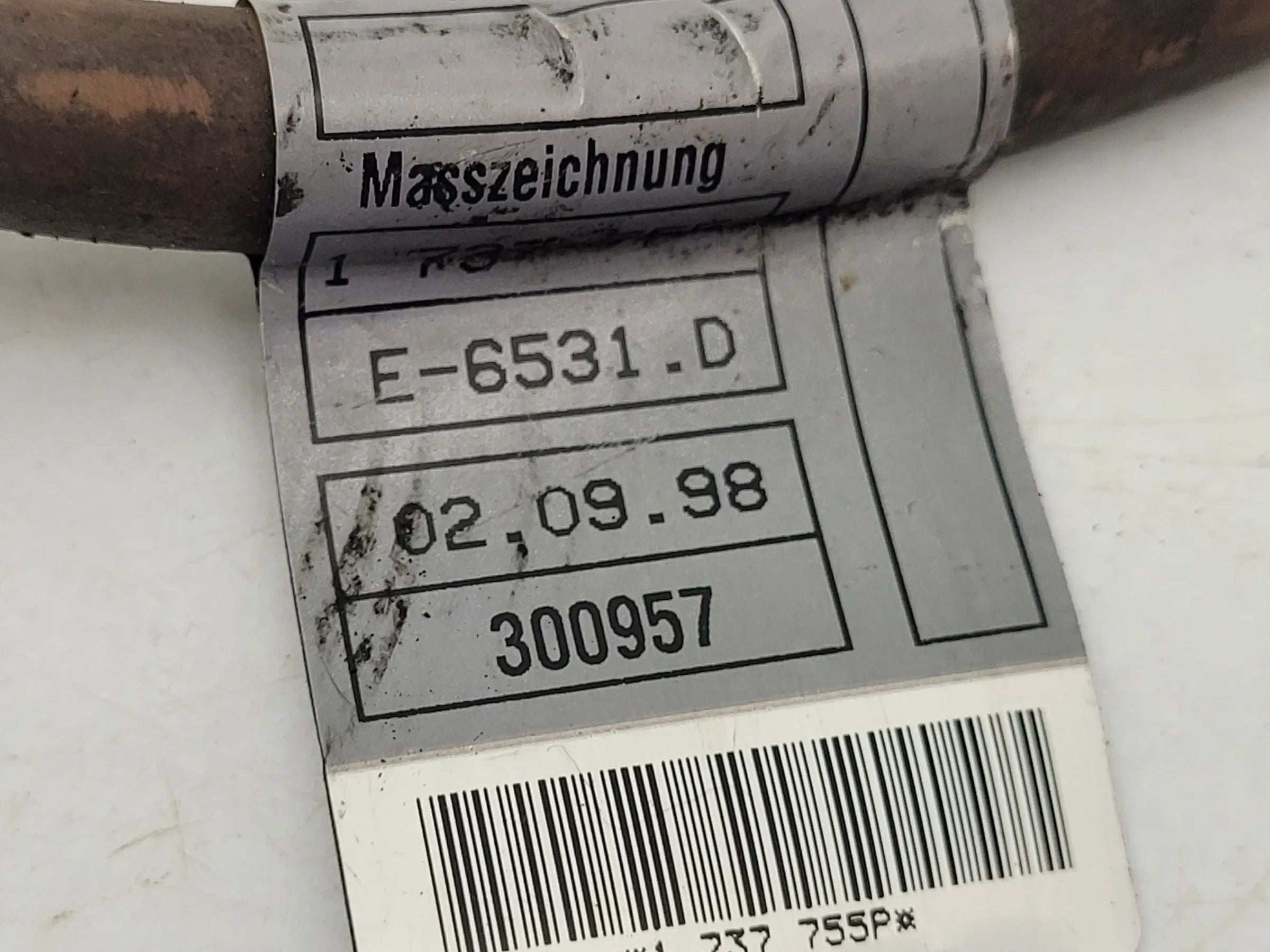 BMW 5er E39 Massekabel Batterie Minuspol 1737755 Original