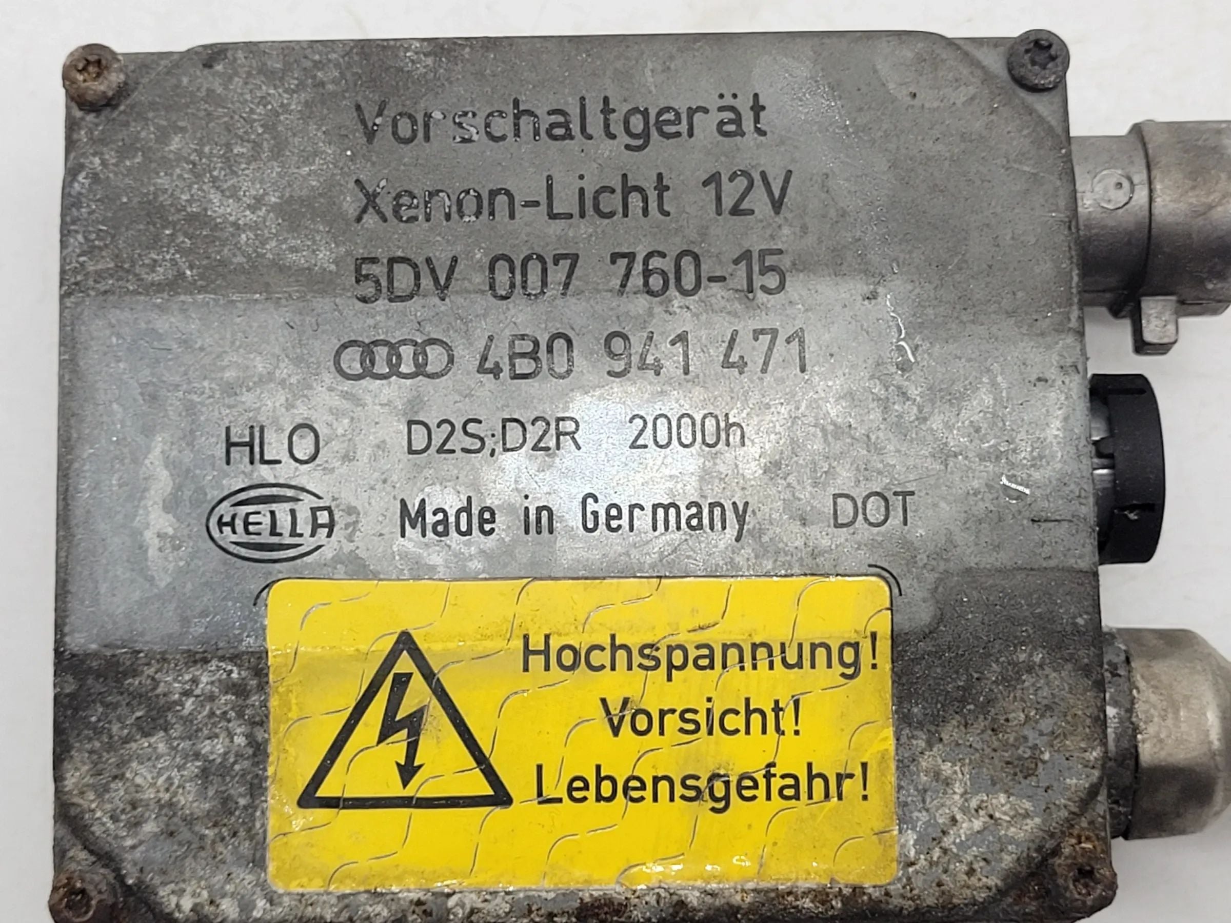 Audi A6 (4B) Vorschaltgerät / Steuergerät Xenon 4B0941471 Original