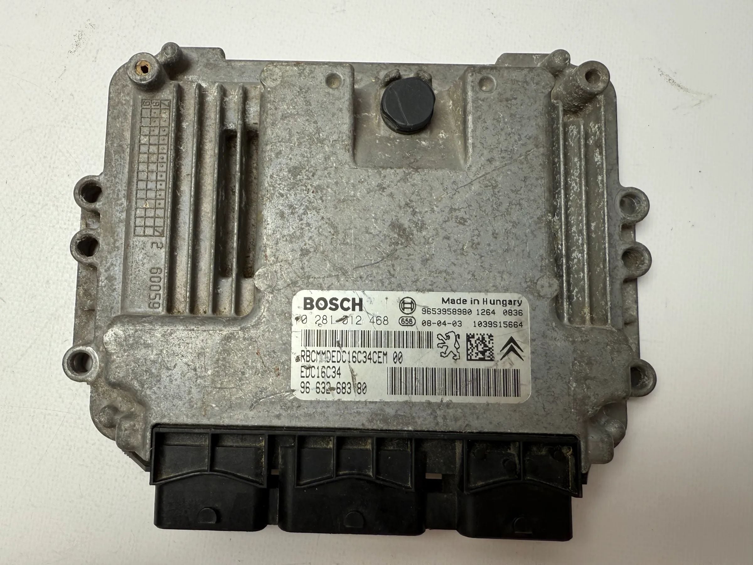 Original Peugeot Diesel Engine Control Unit 9663268380 / 0281012468 